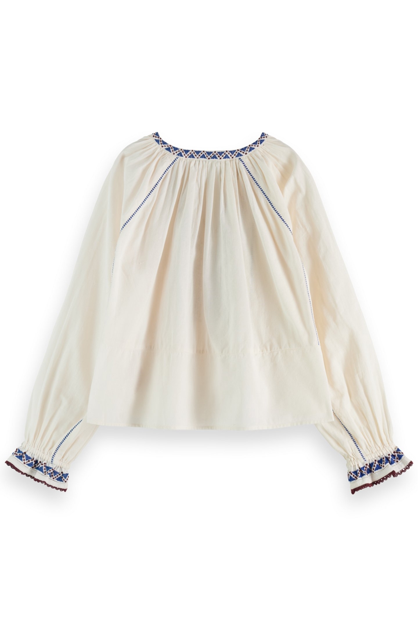 TOP WITH EMBROIDERY DETAILS SOFT ICE 5