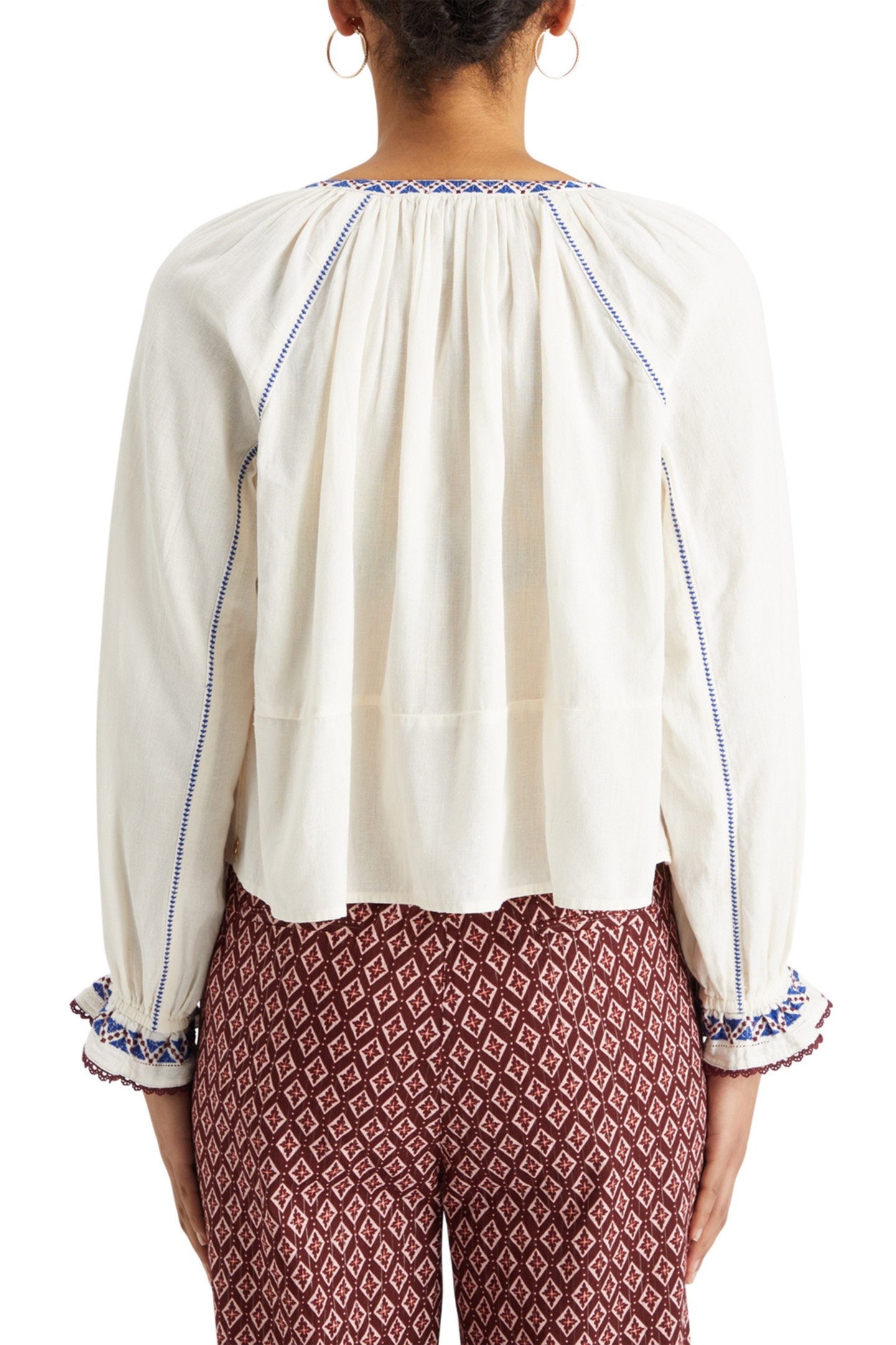 TOP WITH EMBROIDERY DETAILS SOFT ICE 2