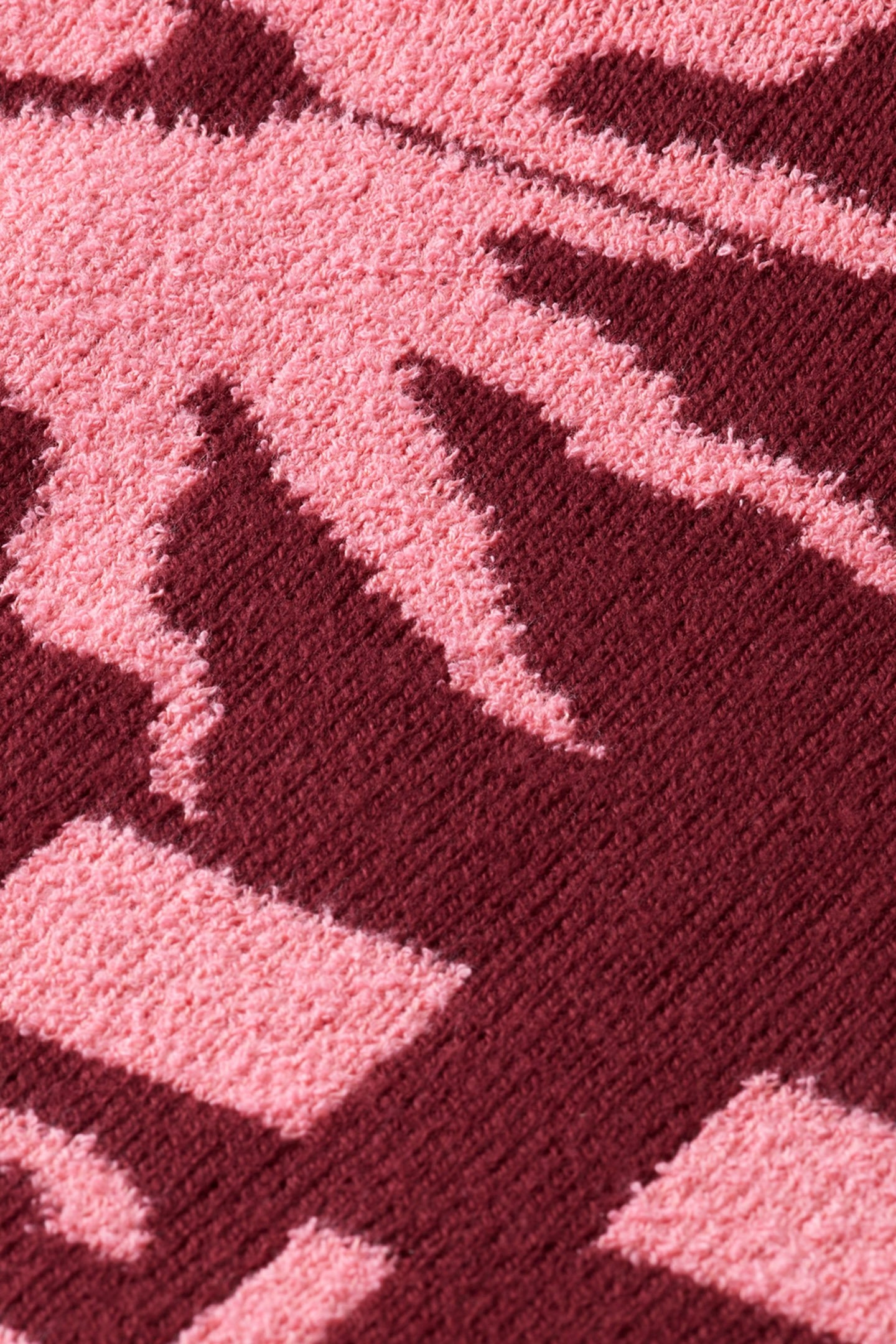 JACQUARD KNITTED SPENCER BORDEAUX 8