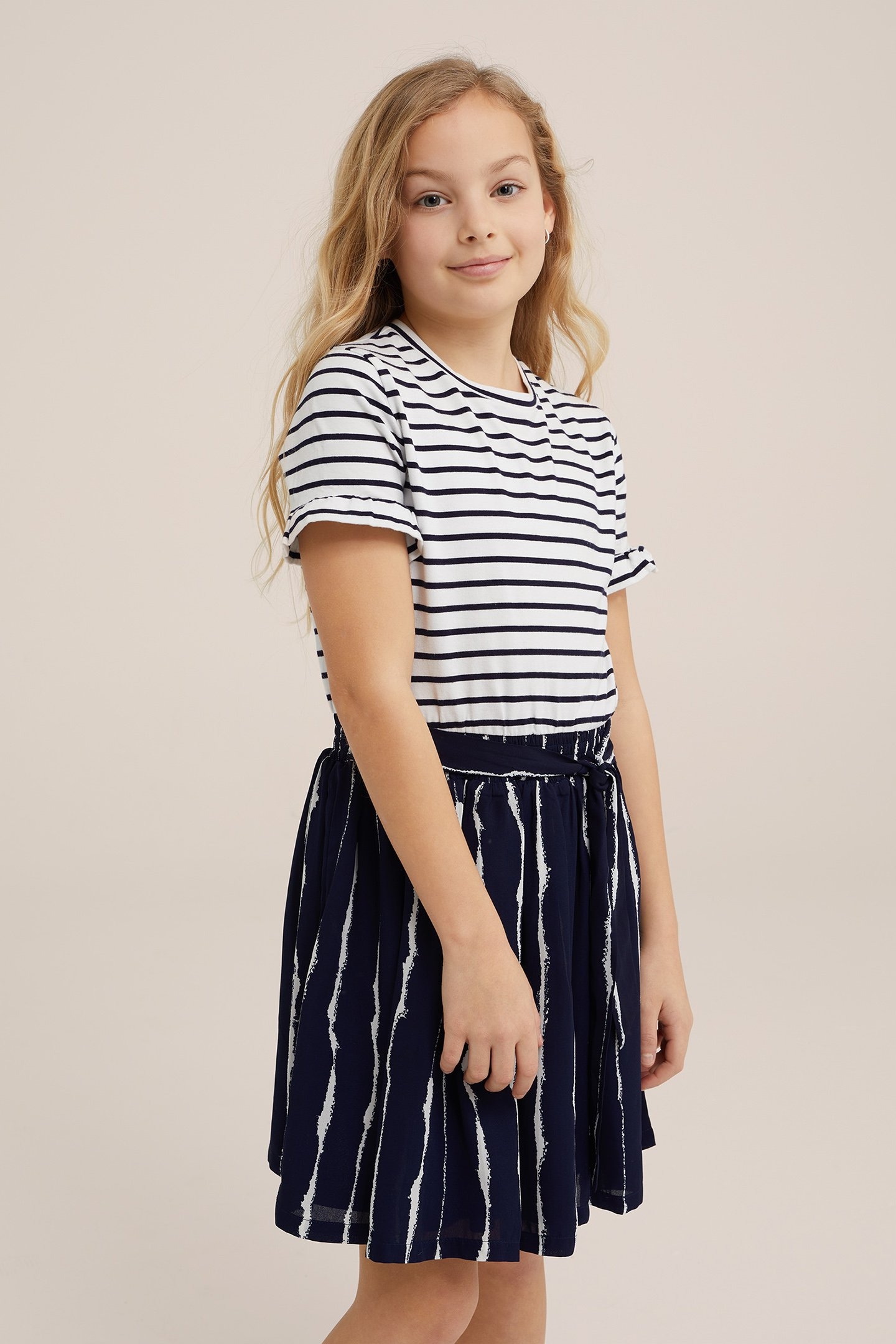 DRESS MID LENGTH DARK BLUE 1