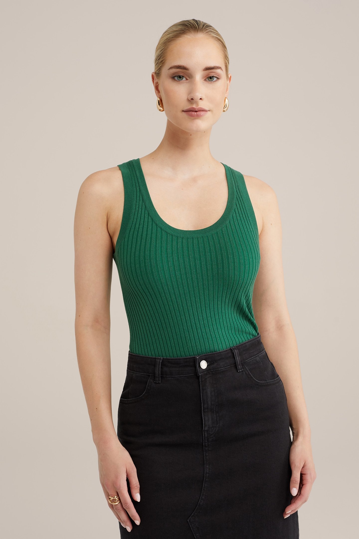 KNITTED PULLOVER GREEN 1