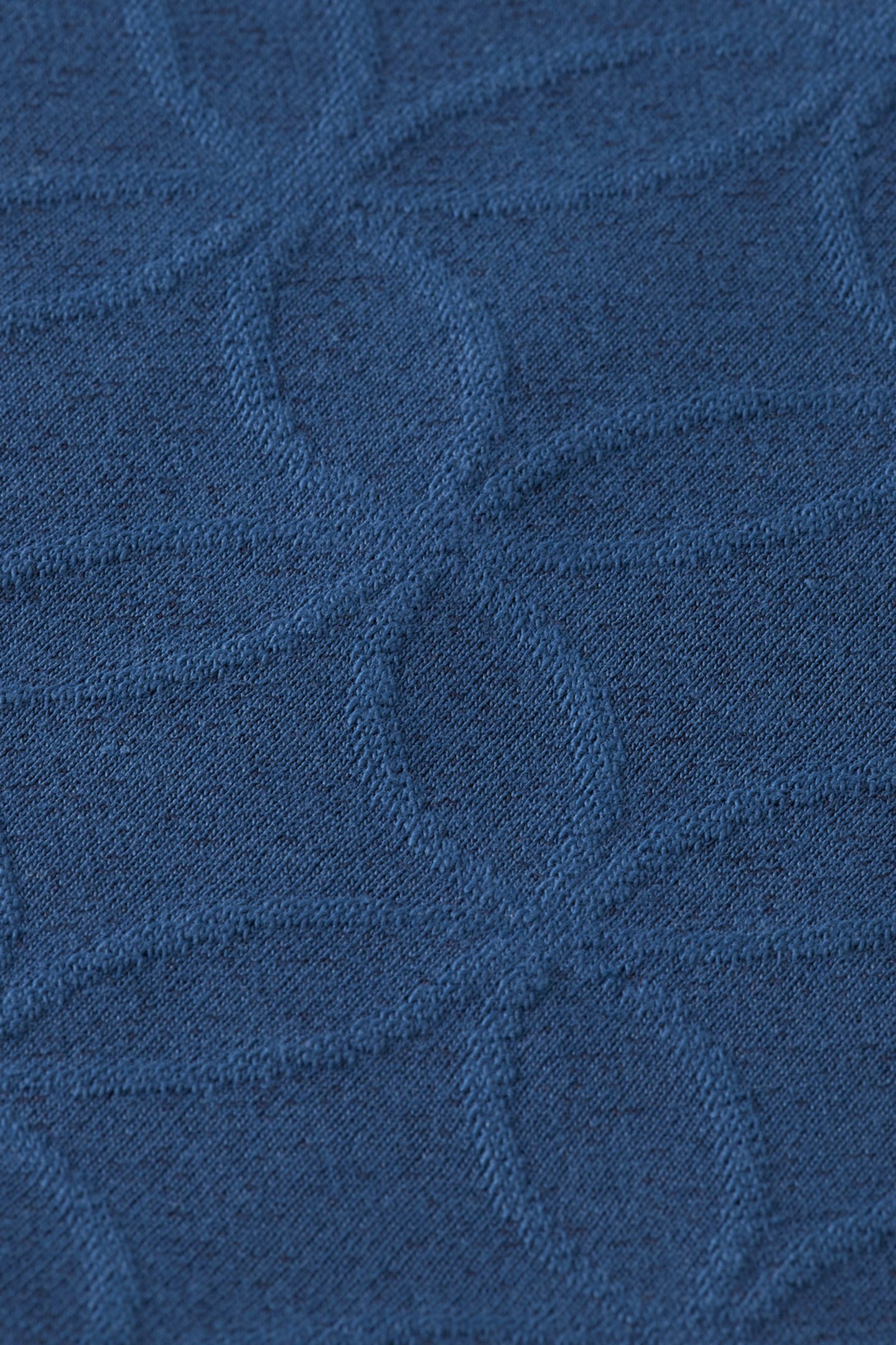 JACQUARD TERRY HOODIE HERITAGE BLUE 8
