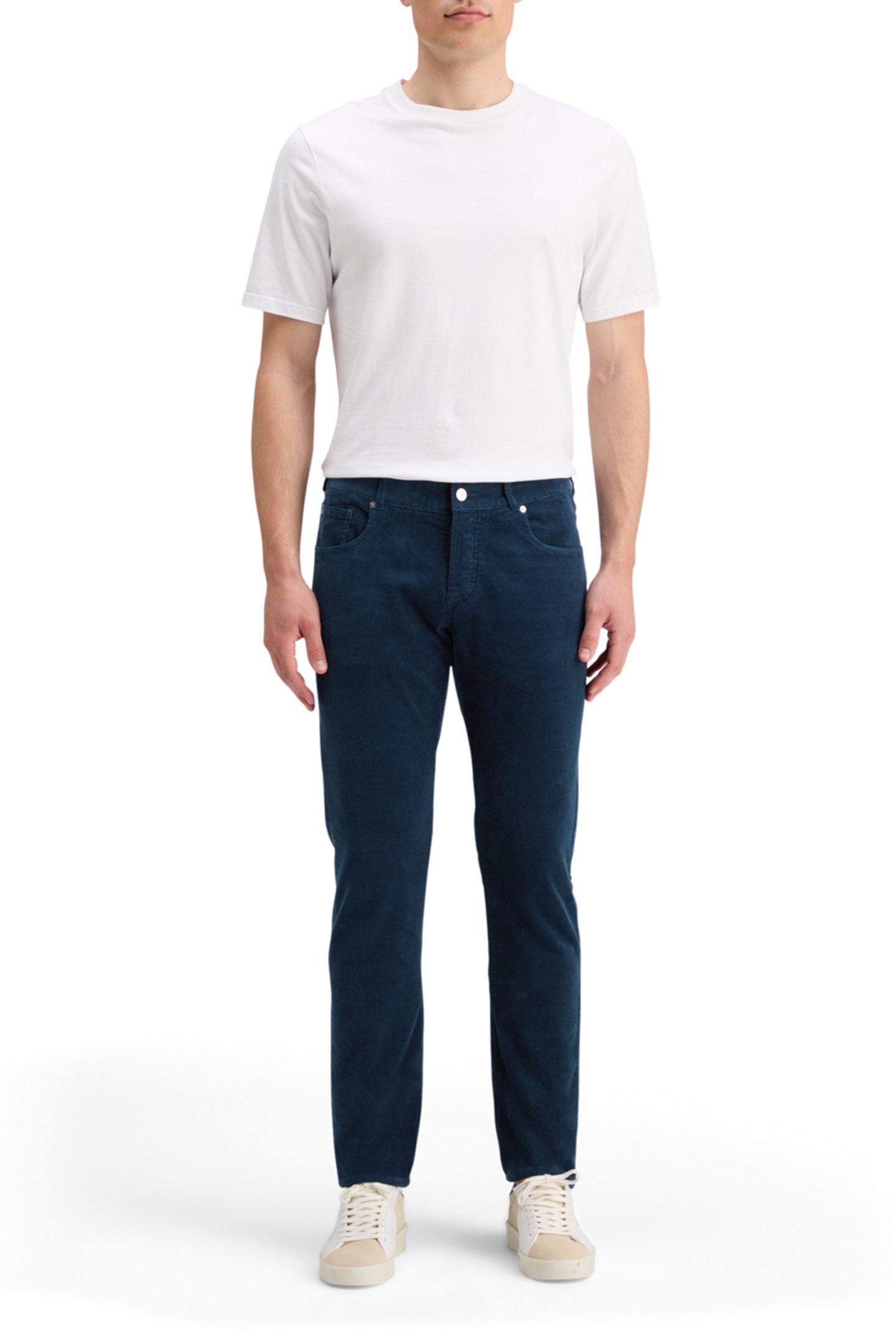 RALSTON 5 POCKET CORDUROY CHINO HERITAGE BLUE 3