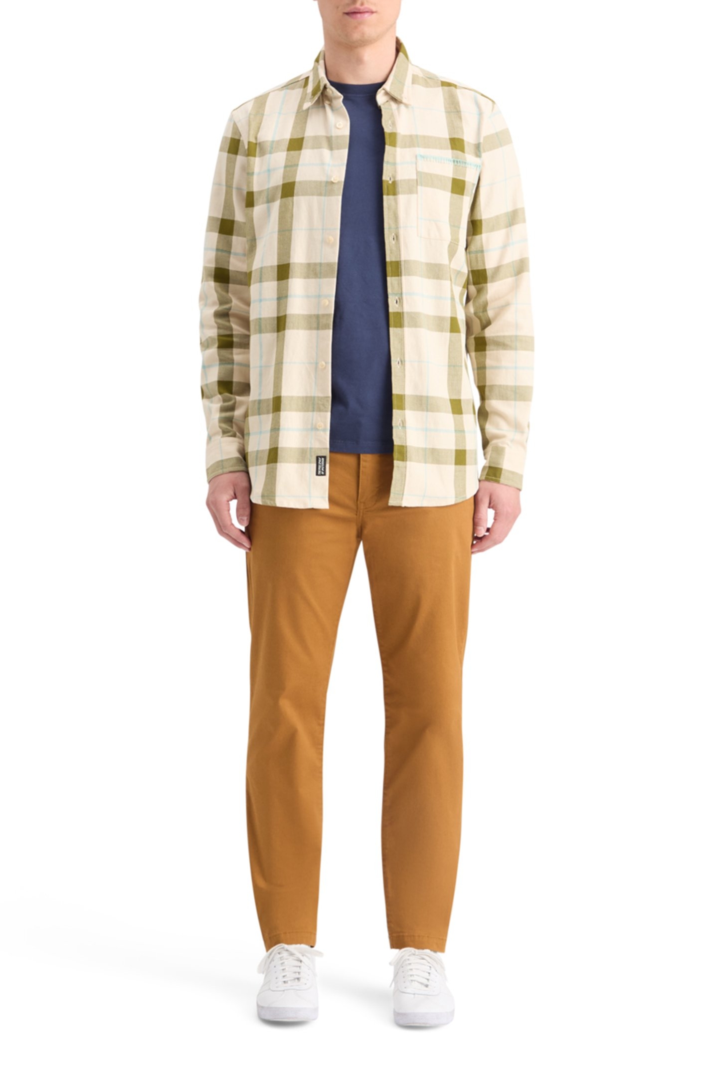 HERRINGBONE CHECK SHIRT BEIGE CHECK 3
