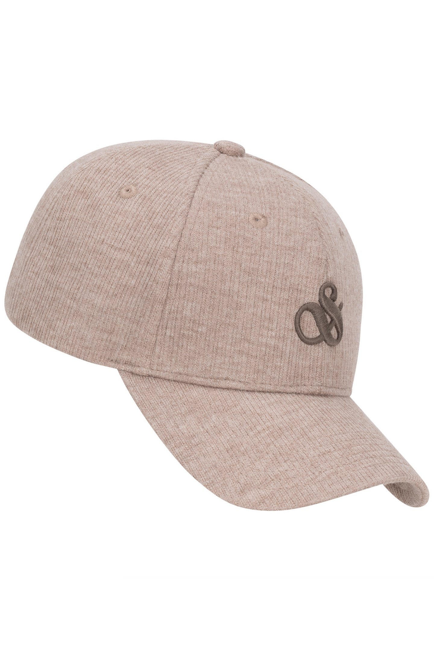 UNISEX S&S BRUSHED RIBBED CAP DARK BROWN 3