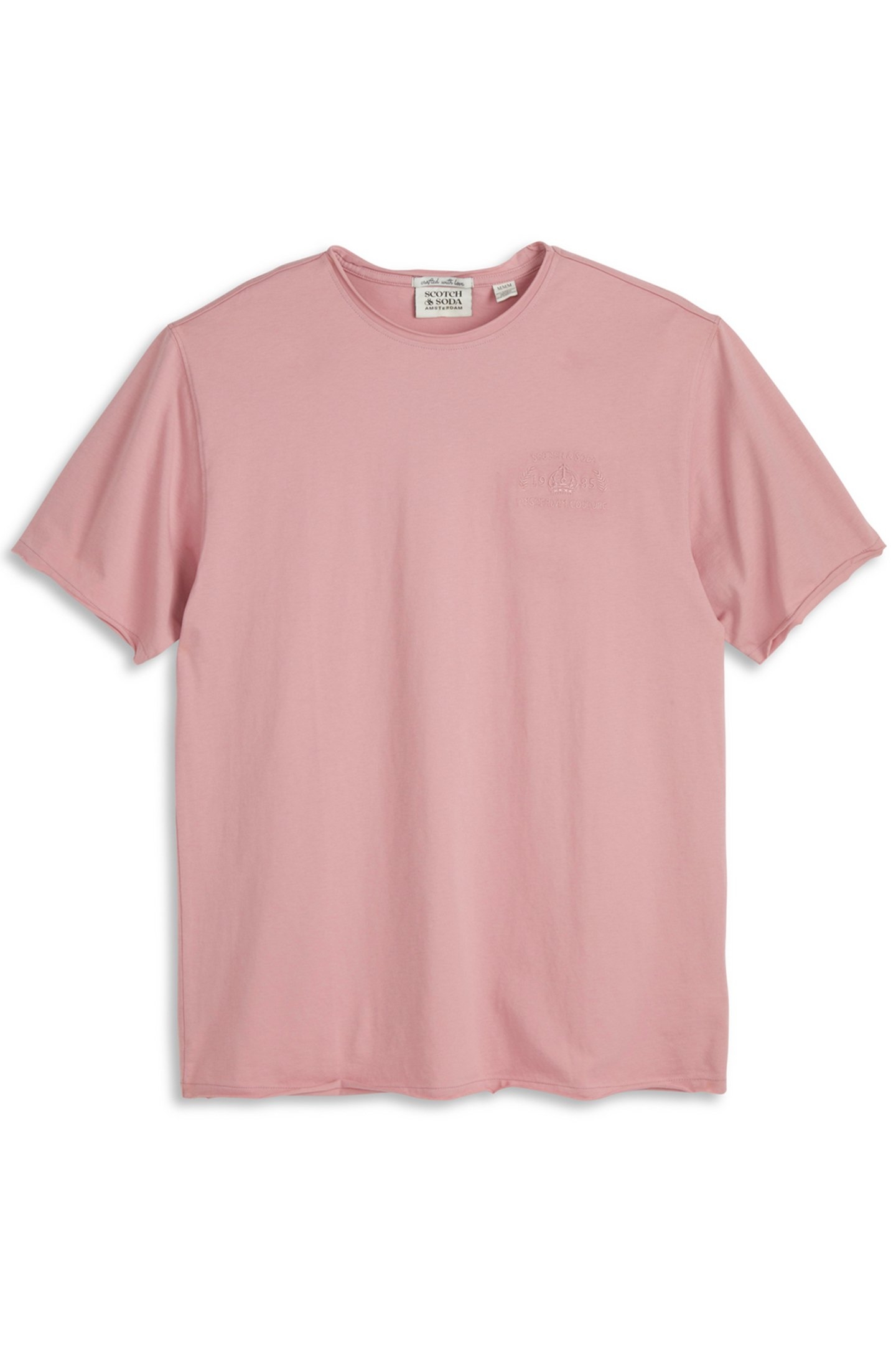 SS ROLL NECK TEE MEDIUM PINK 1