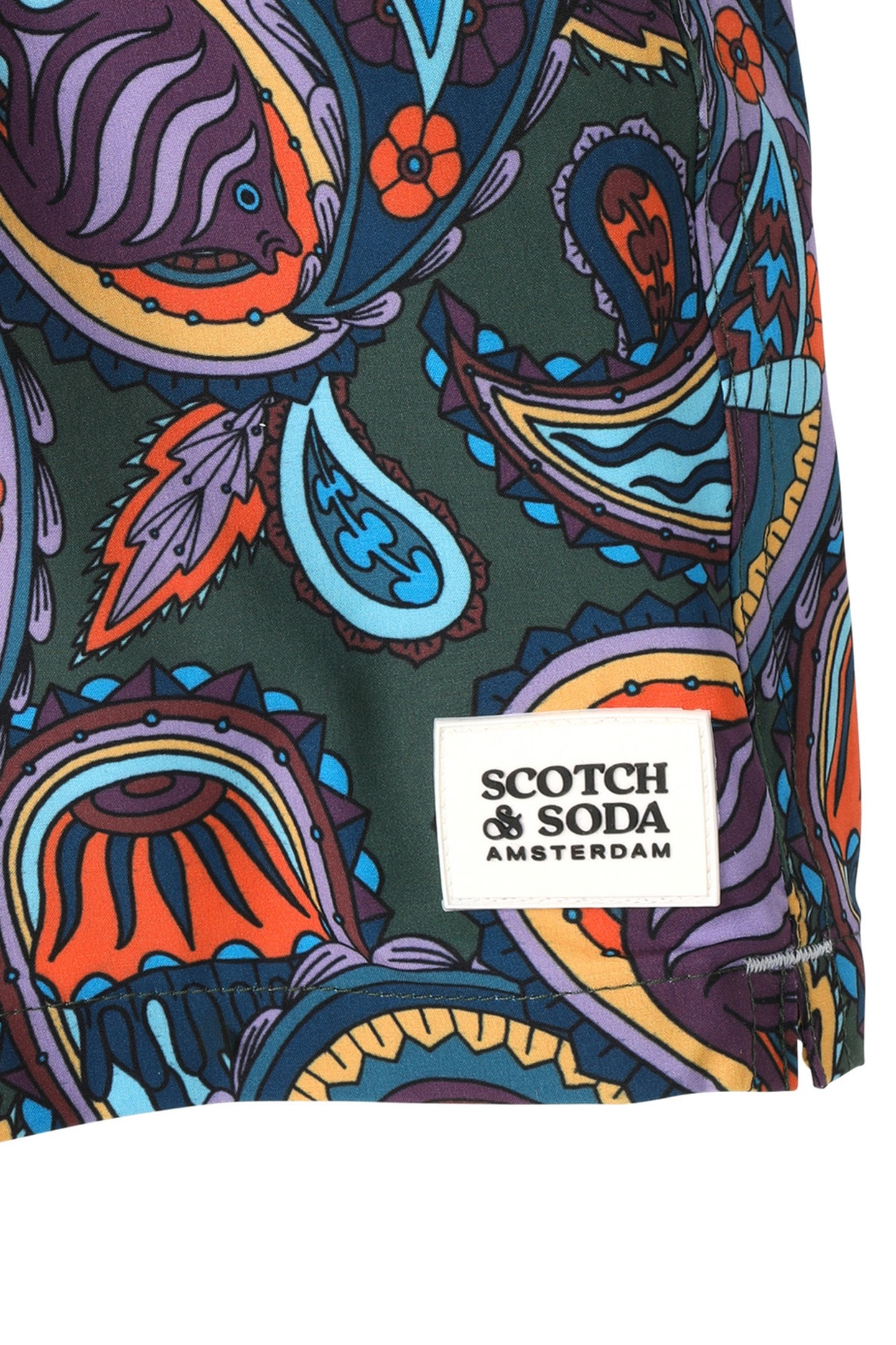 MIAMI ICE SWIM TRUNK DARK GREEN 5