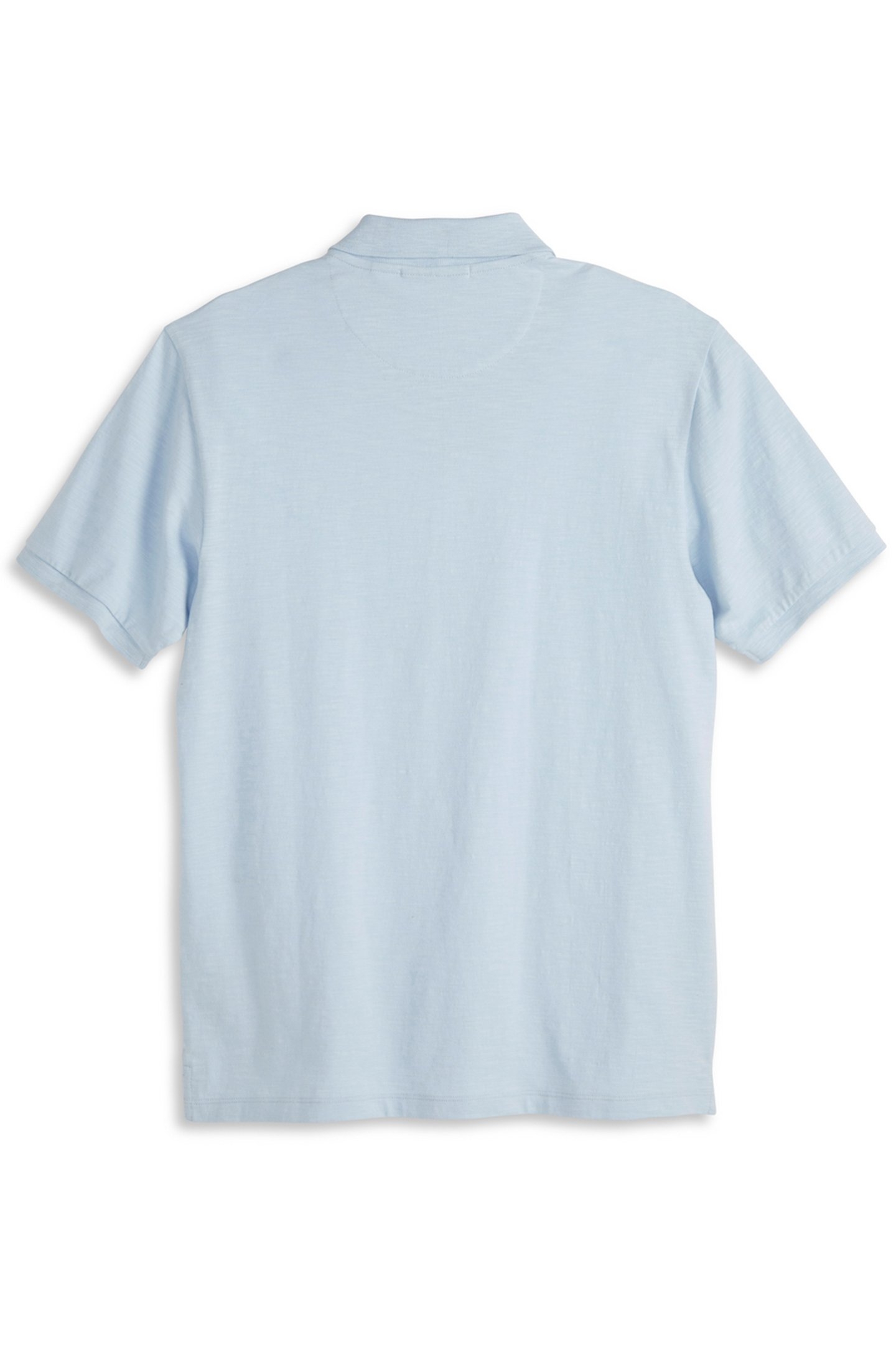 SS PANEL WASHED SLUB POLO LT BLUE/PASTEL 2