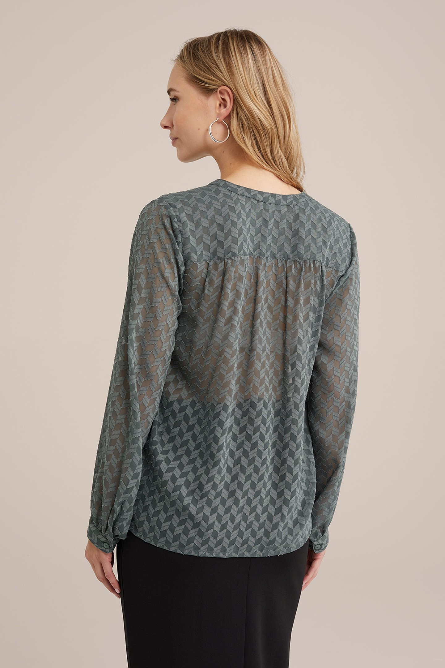 BLOUSE SEA GREEN 2
