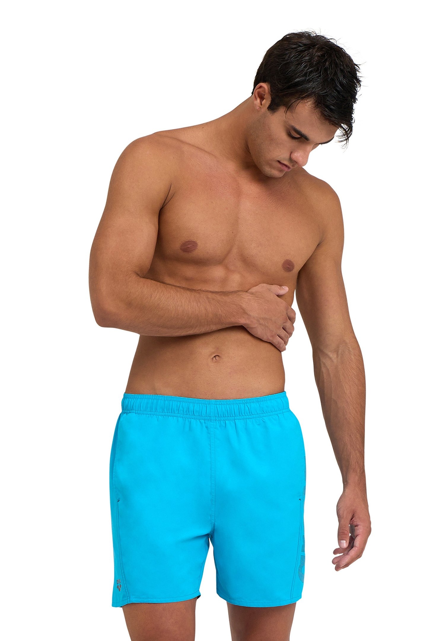 FUNDAMENTALS ARENA LOGO BOXER R TURQUOISE-DARK OLIVE 1