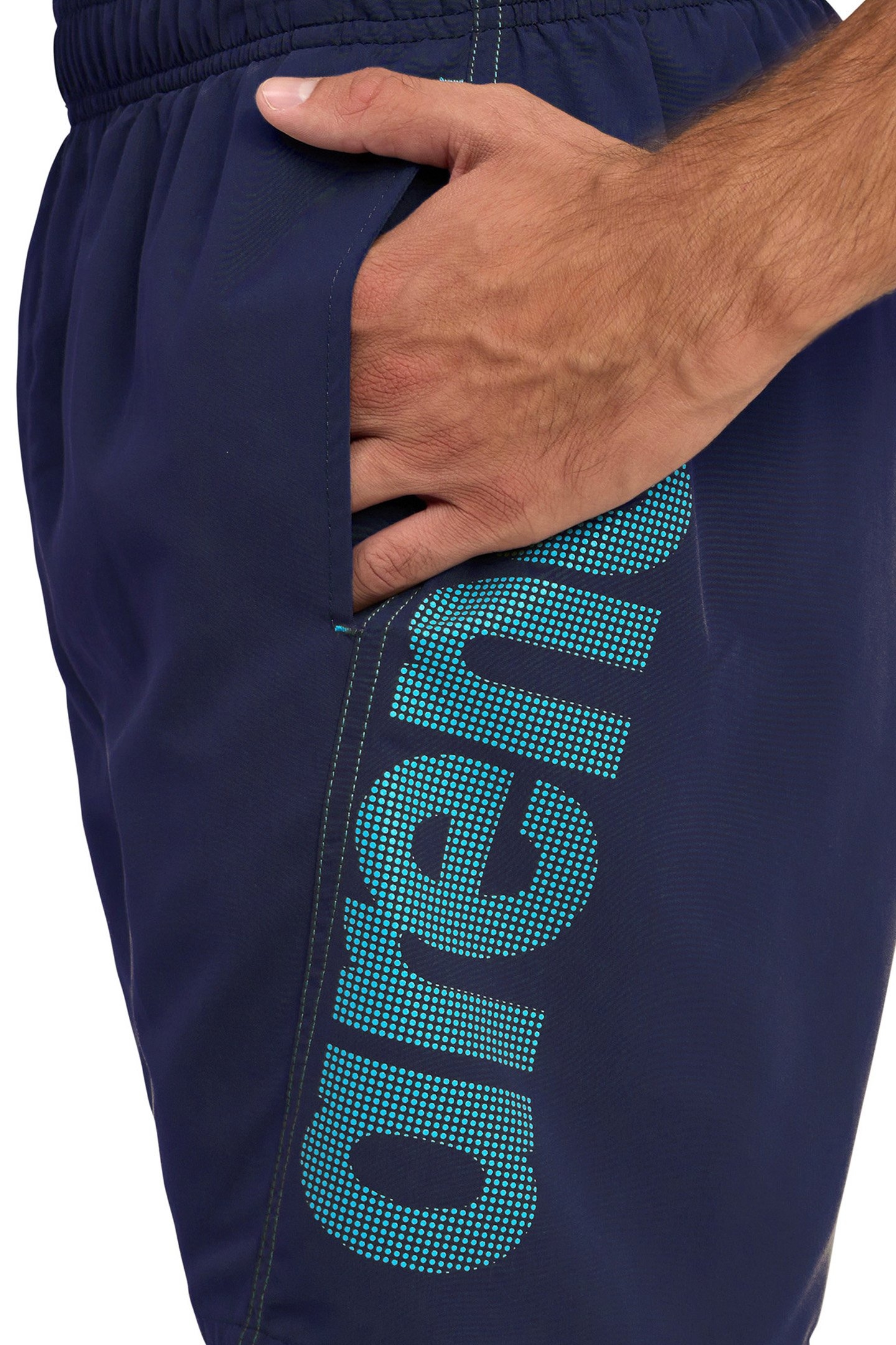 FUNDAMENTALS ARENA LOGO BOXER R NAVY-TURQUOISE 4