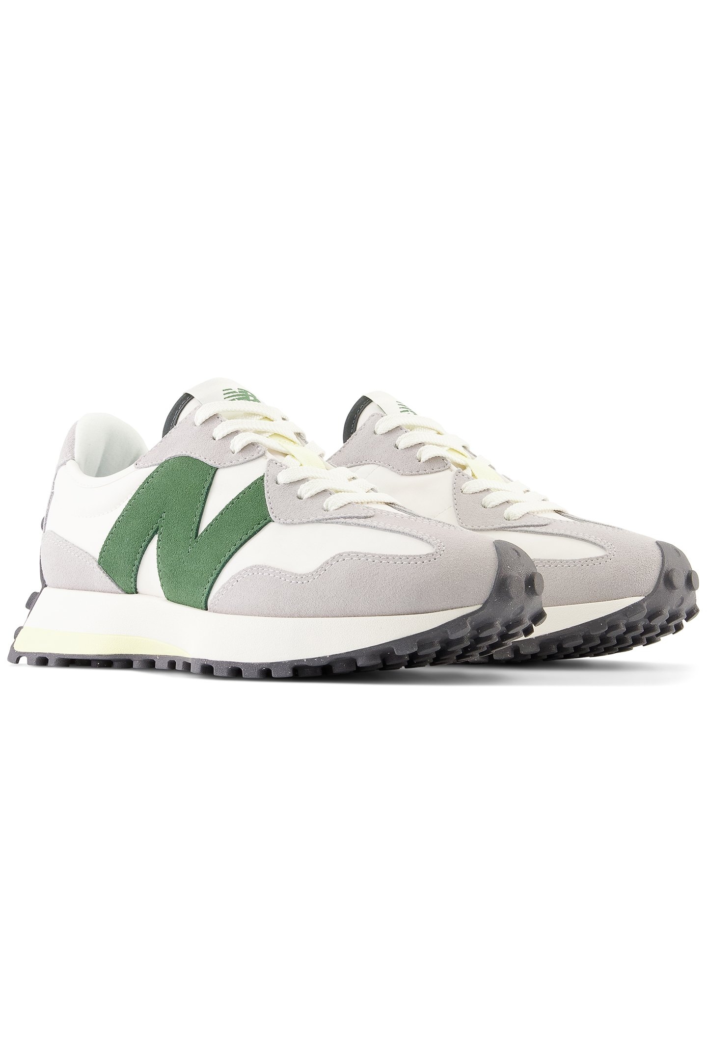 WS327PU SNEAKERS IN WHITE AND GREEN 2
