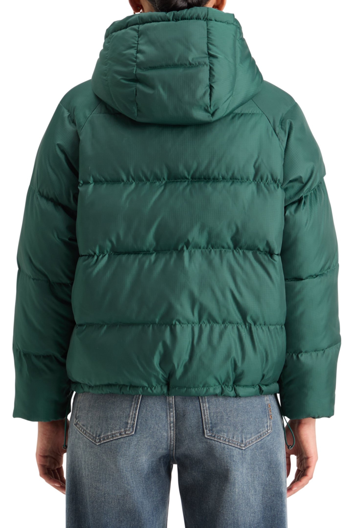SHORT RIPSTOP PUFFER CYPRESS GREEN 2