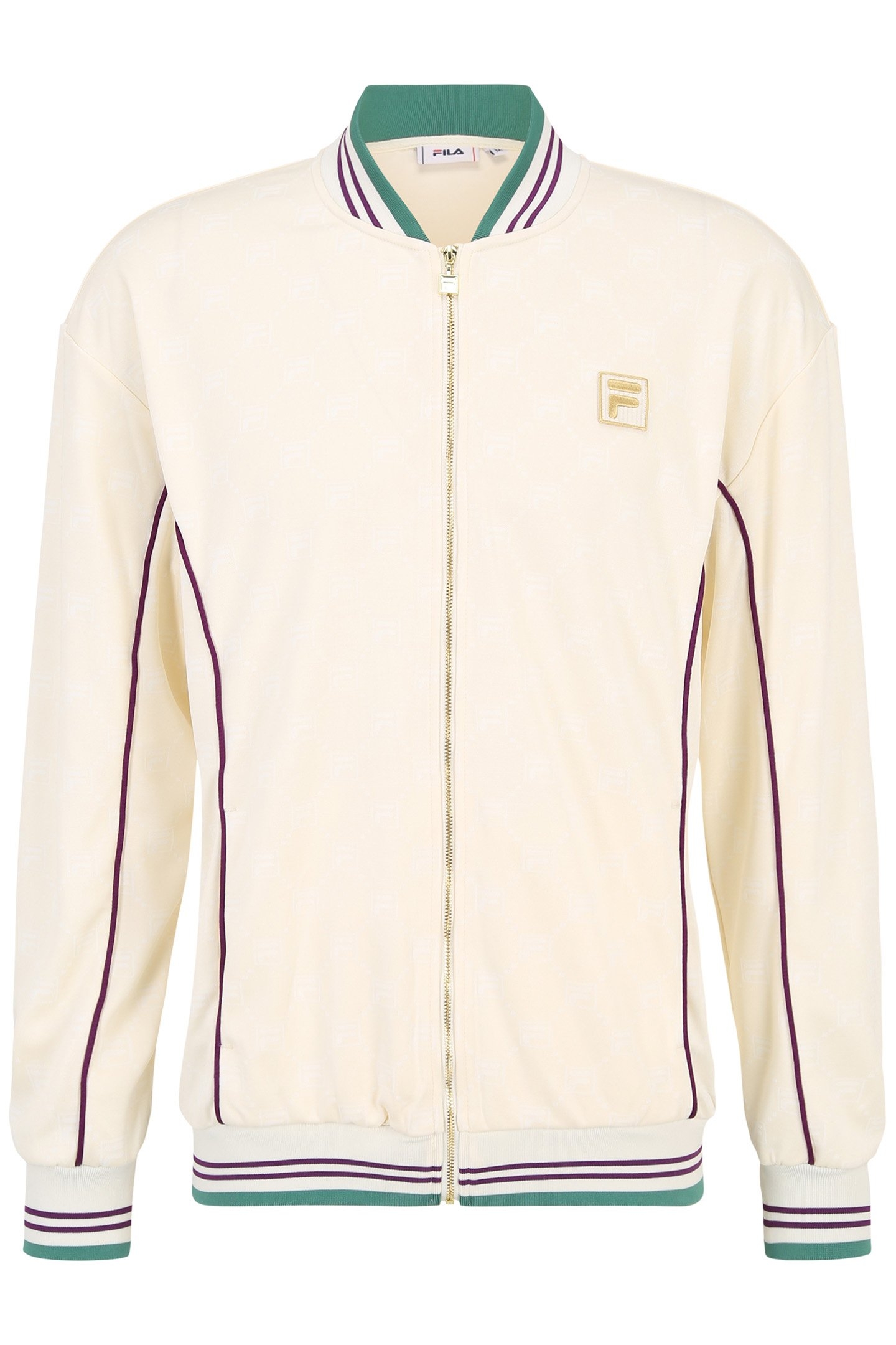 LIERNEUX LOOSE TRACK JACKET ANTIQUE WHITE F-BOX MONOGRAM AOP 4