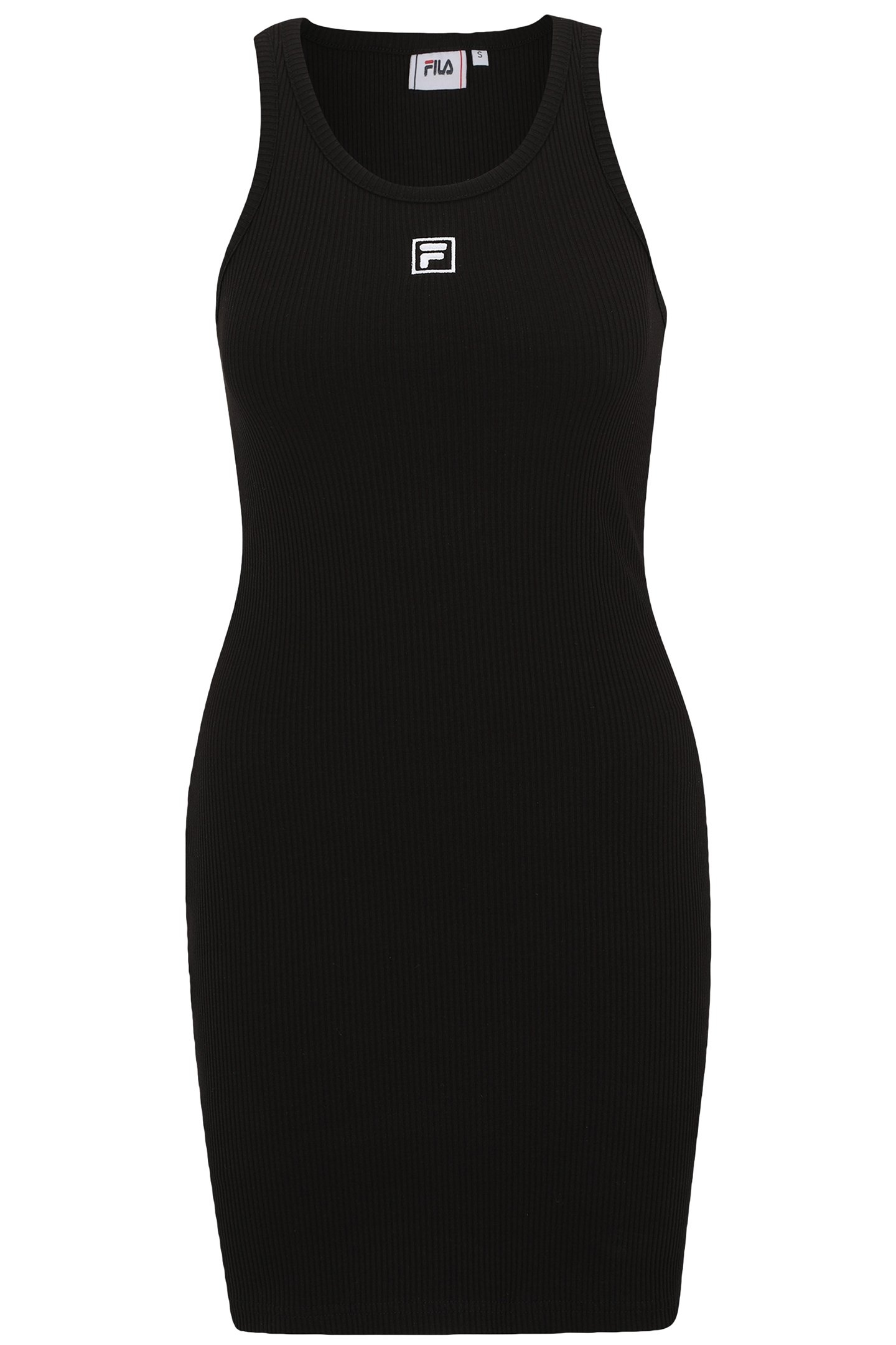 LINKEBEEK SLEEVELESS RIB DRESS BLACK 3