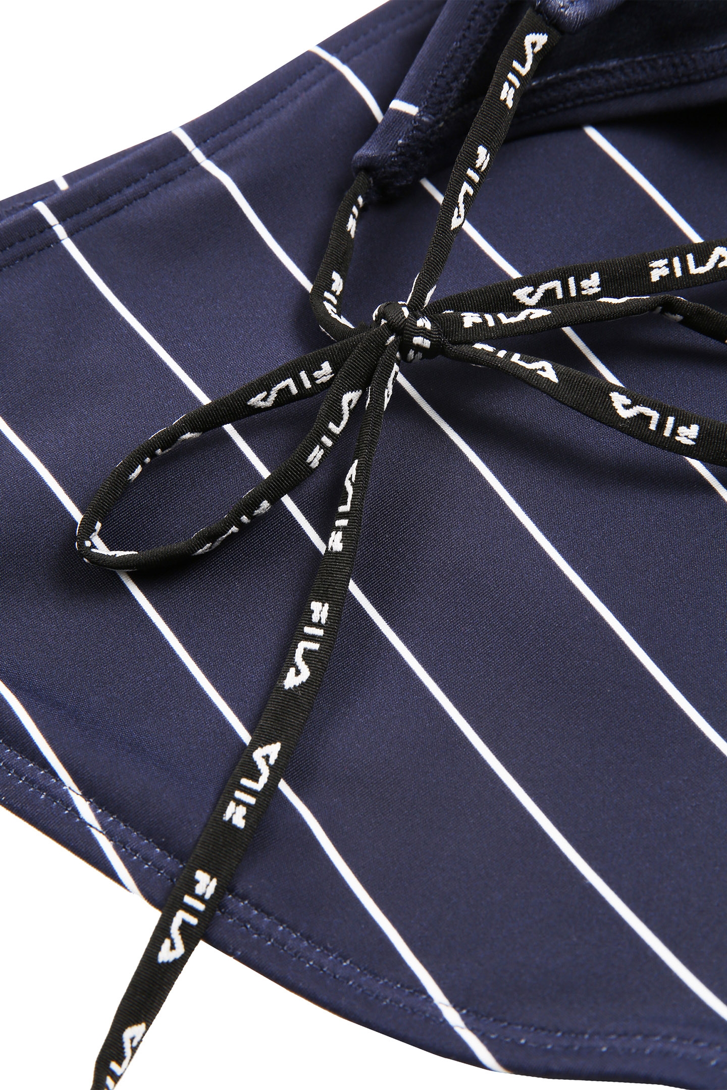 SMILA STRIPED TRIANGLE BIKINI BLACK IRIS/BRIGHT WHITE STRIPE 6