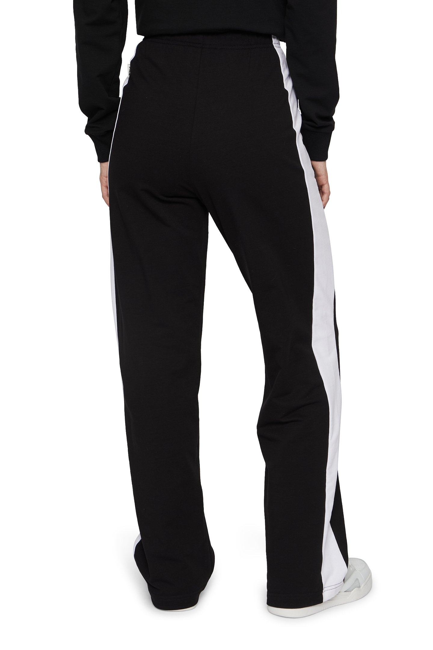 LOKEREN GRAPHIC SWEAT PANTS BLACK-BRIGHT WHITE 2
