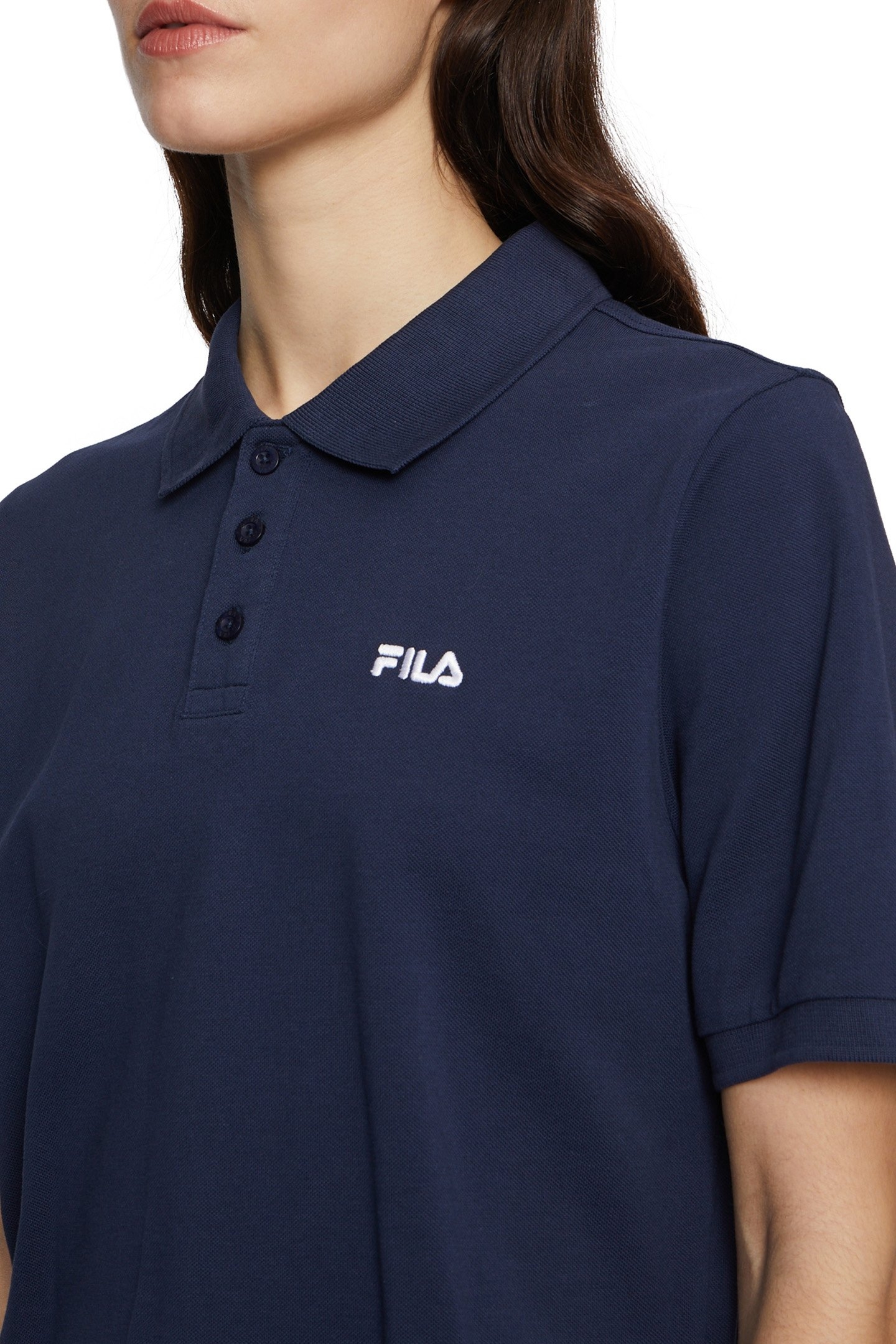 LUTTACH LOOSE POLO SHIRT BLACK IRIS 7