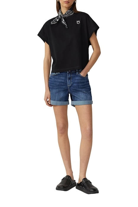 S.OLIVER-QS T-SHIRTS BLACK 2