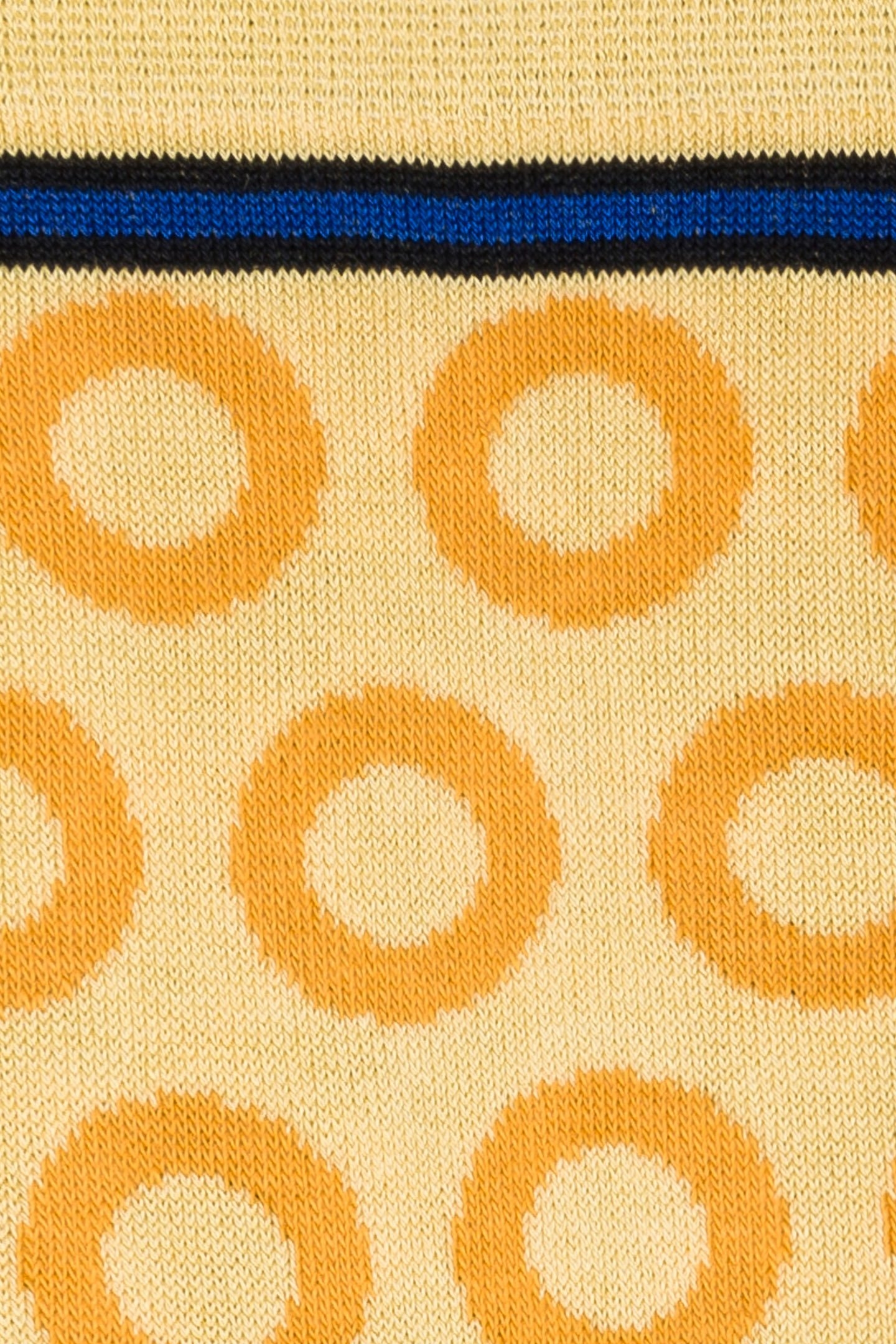SOCK GLOW POLKA YELLOW 3