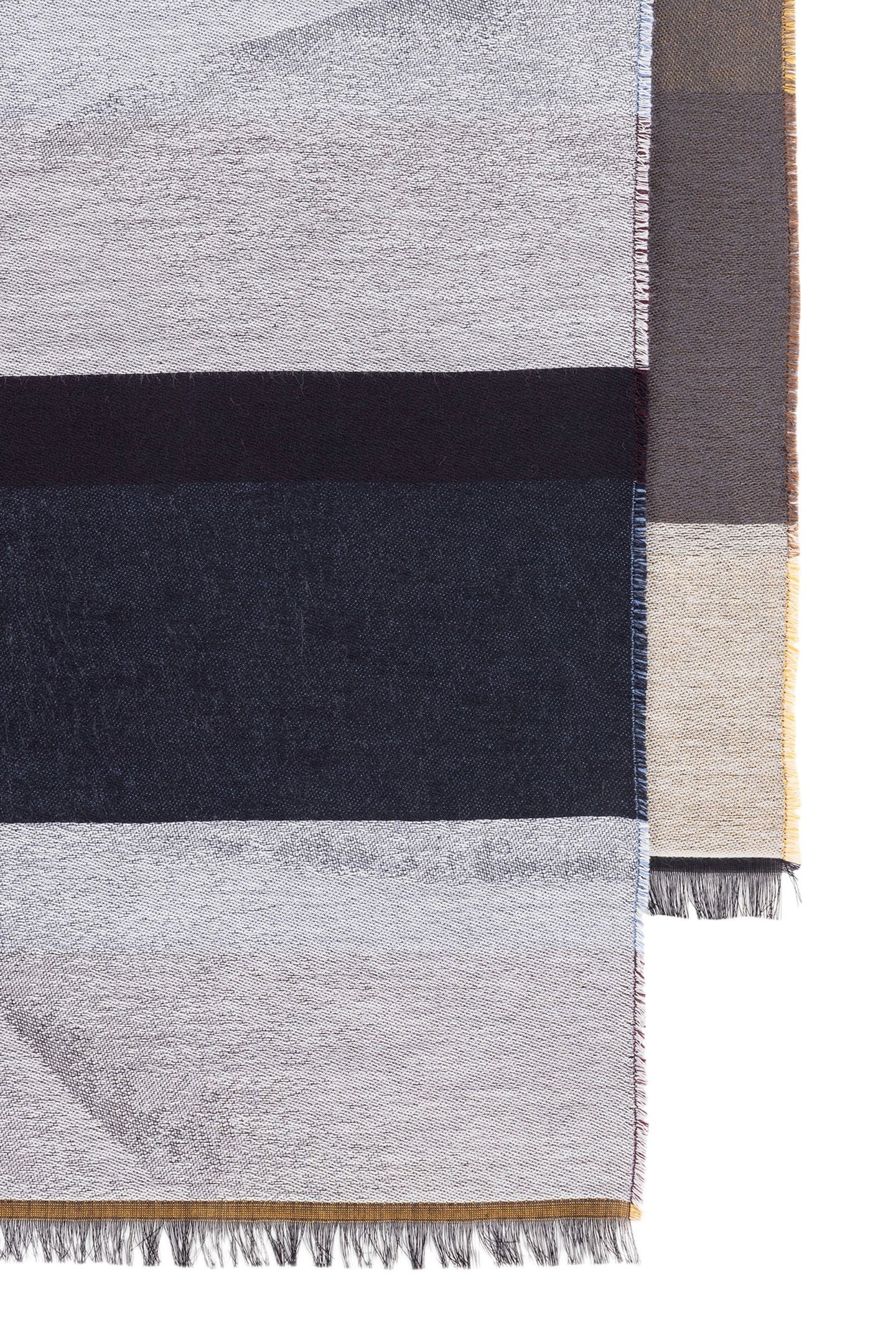 SCARF OVERLAP CHECK MULTI COLOURED 2