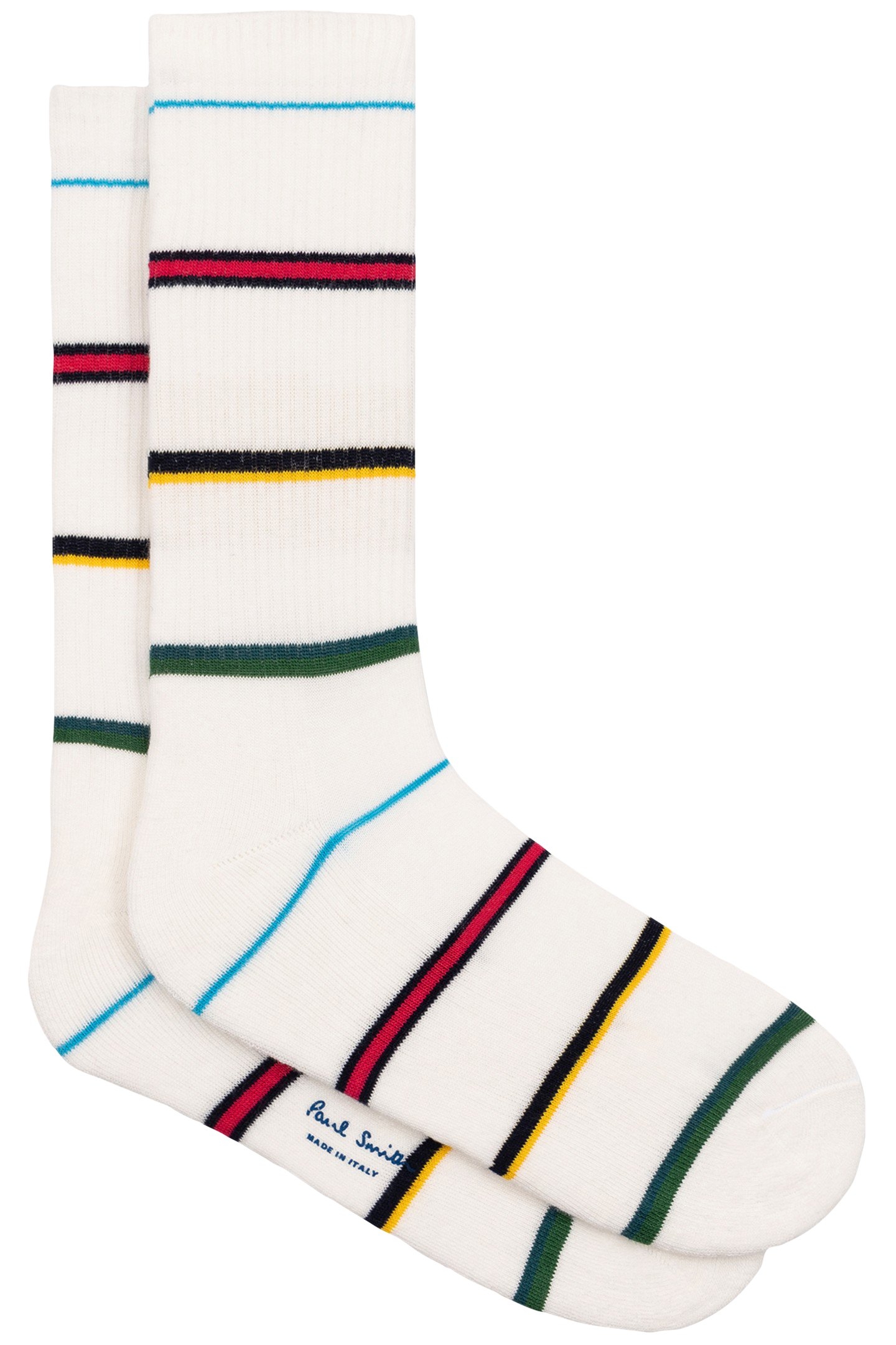 SOCK PS CILLIAN STRIPE WHITE 1