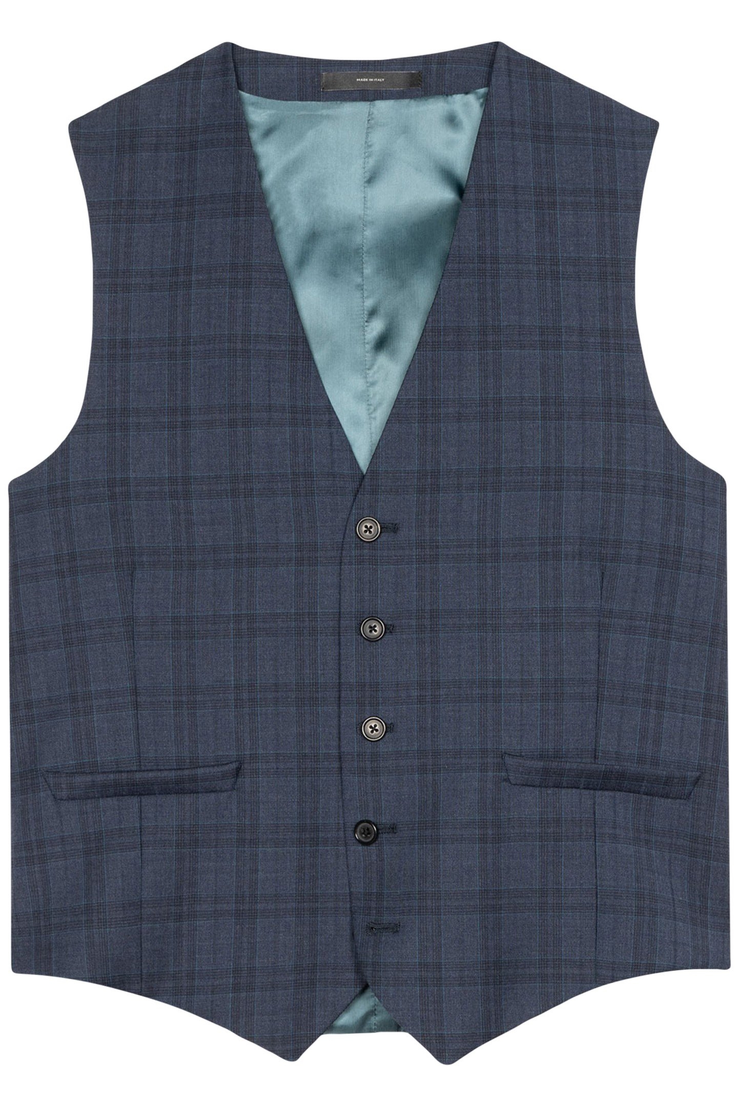 TAILORED FIT 3PCE 2 BUTTON SUIT NAVY 4