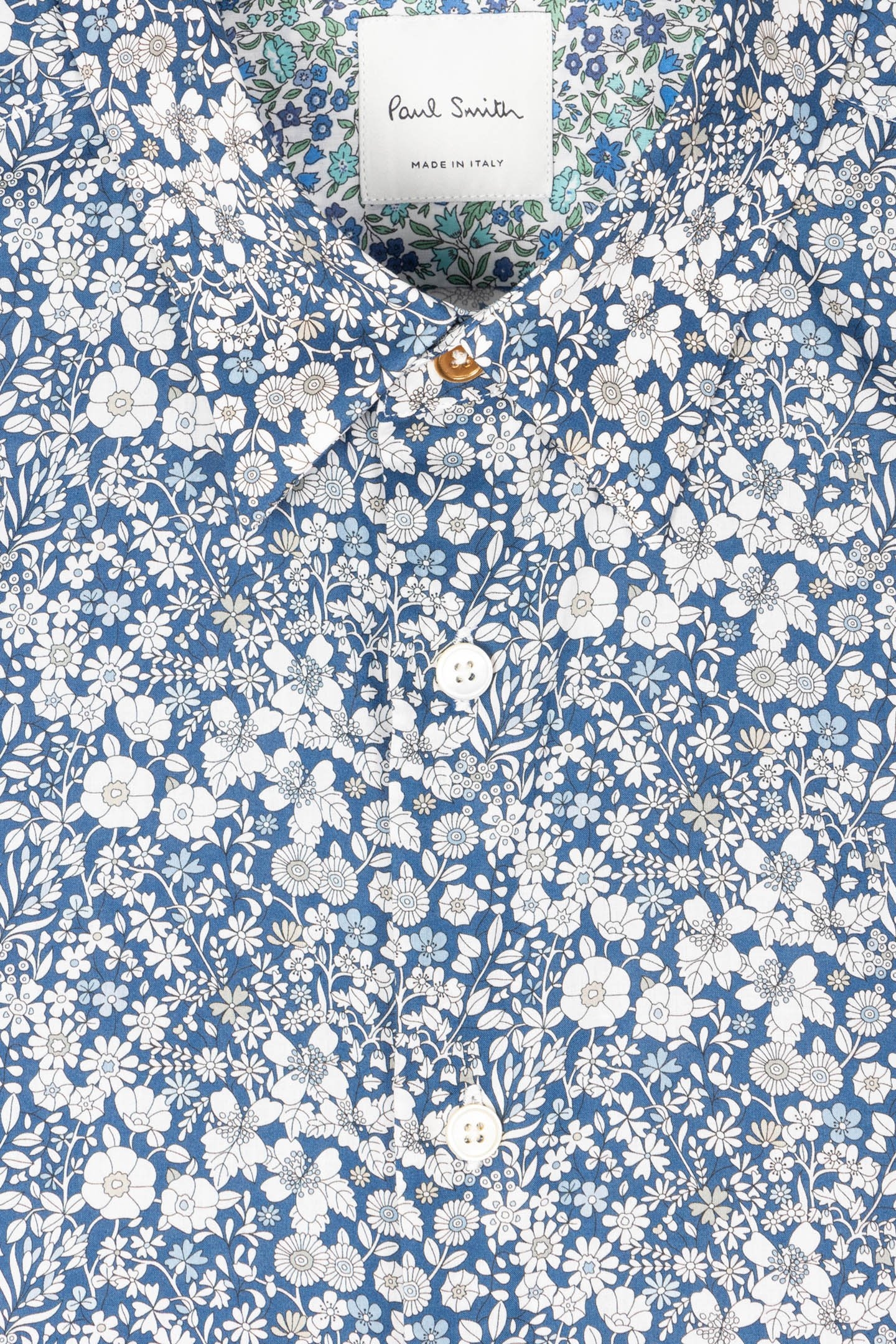 S/C SLIM FIT SHIRT NAVY 2