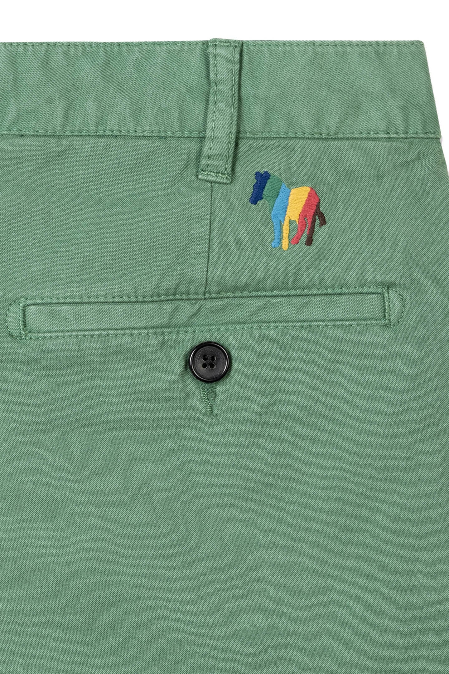 SHORTS BS ZEBRA EMB EMERALD GREEN 2