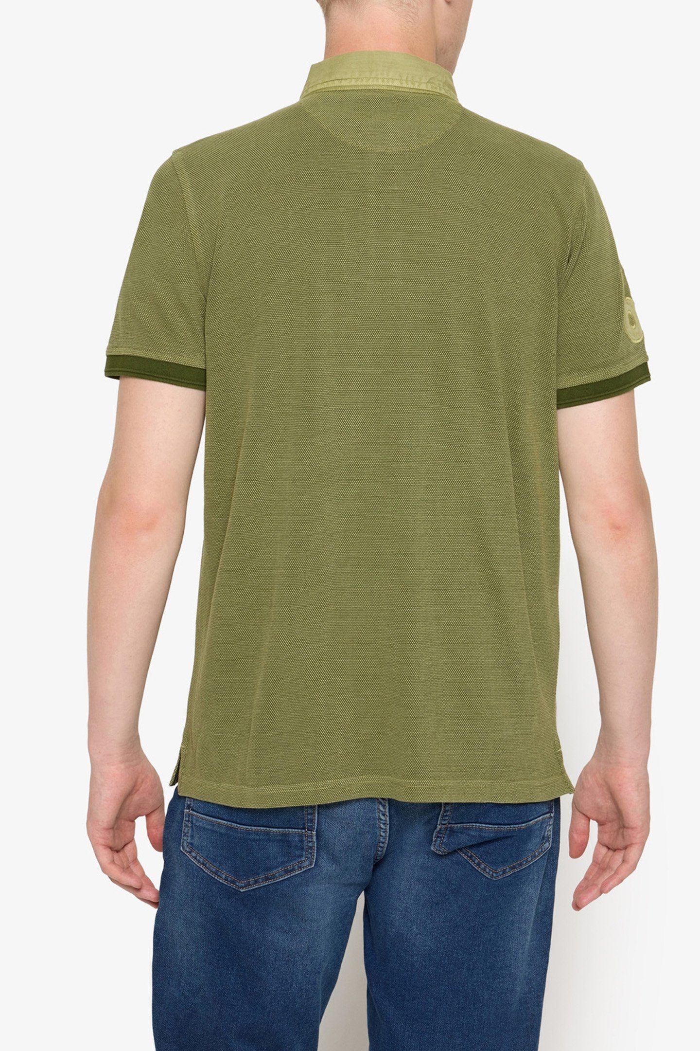 OSCARSI BADGE POLO CYPRESS GREEN 2