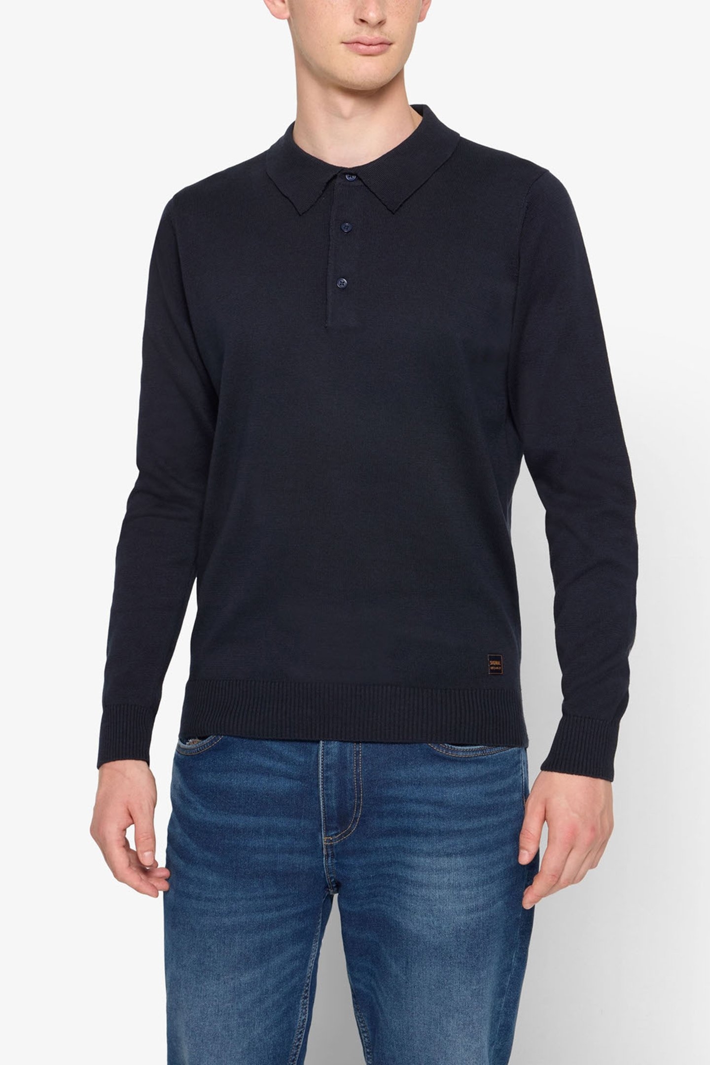 NOLANSI KNIT POLO + DEEP MARINE 1