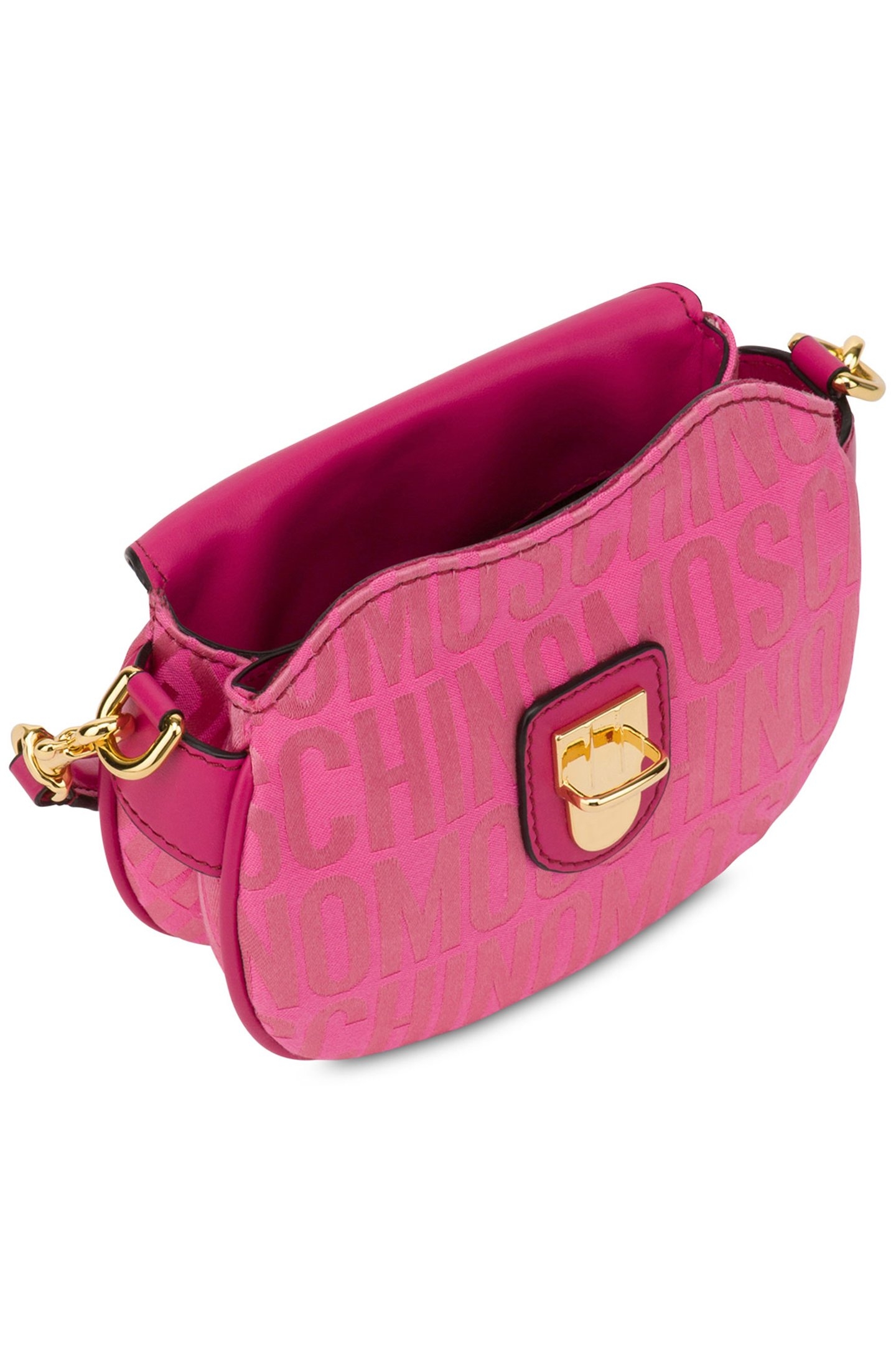 ALLOVER LOGO SMALL HANDBAG PINK 3