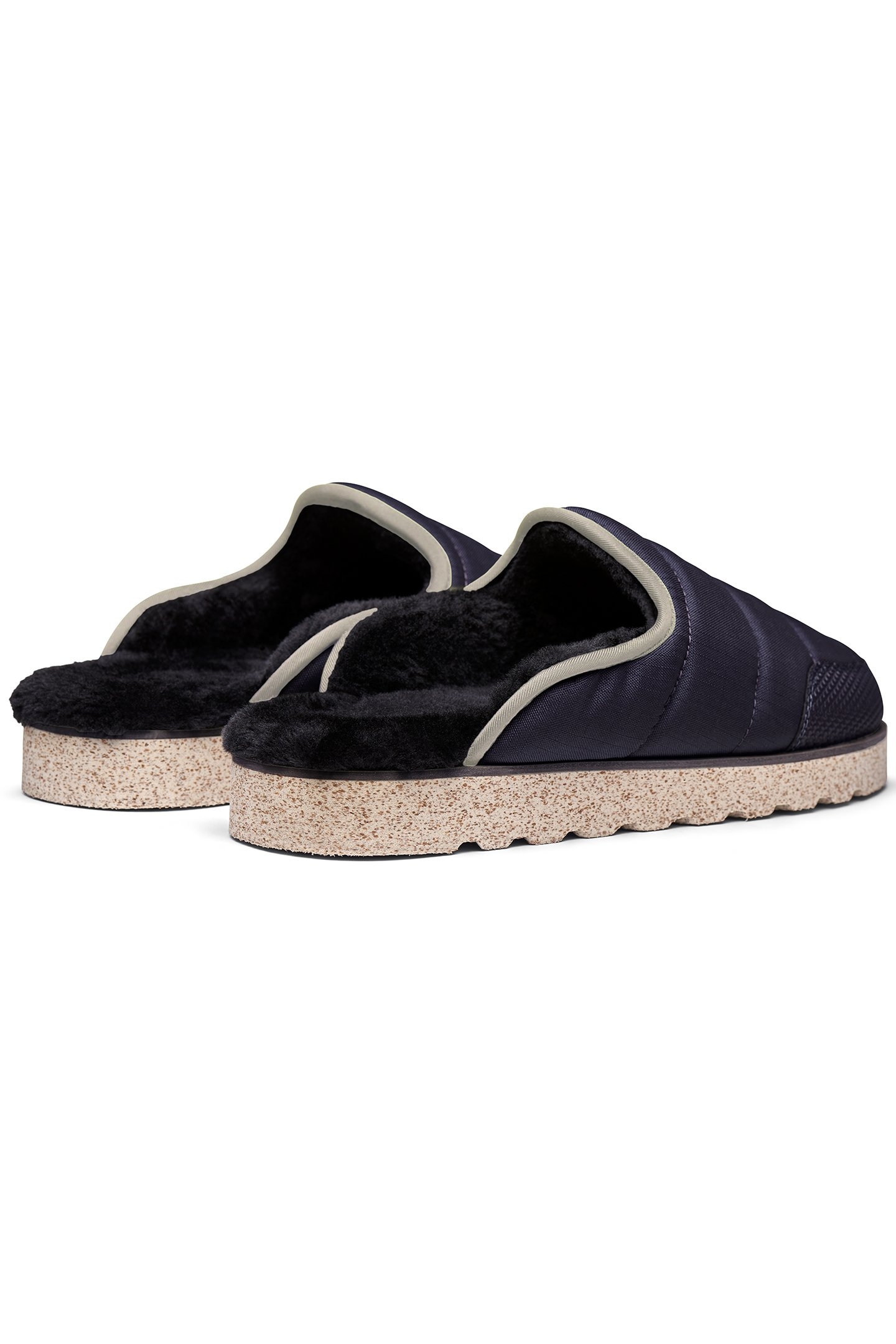 INDOOR SLIPPER NAVY/SAND 4