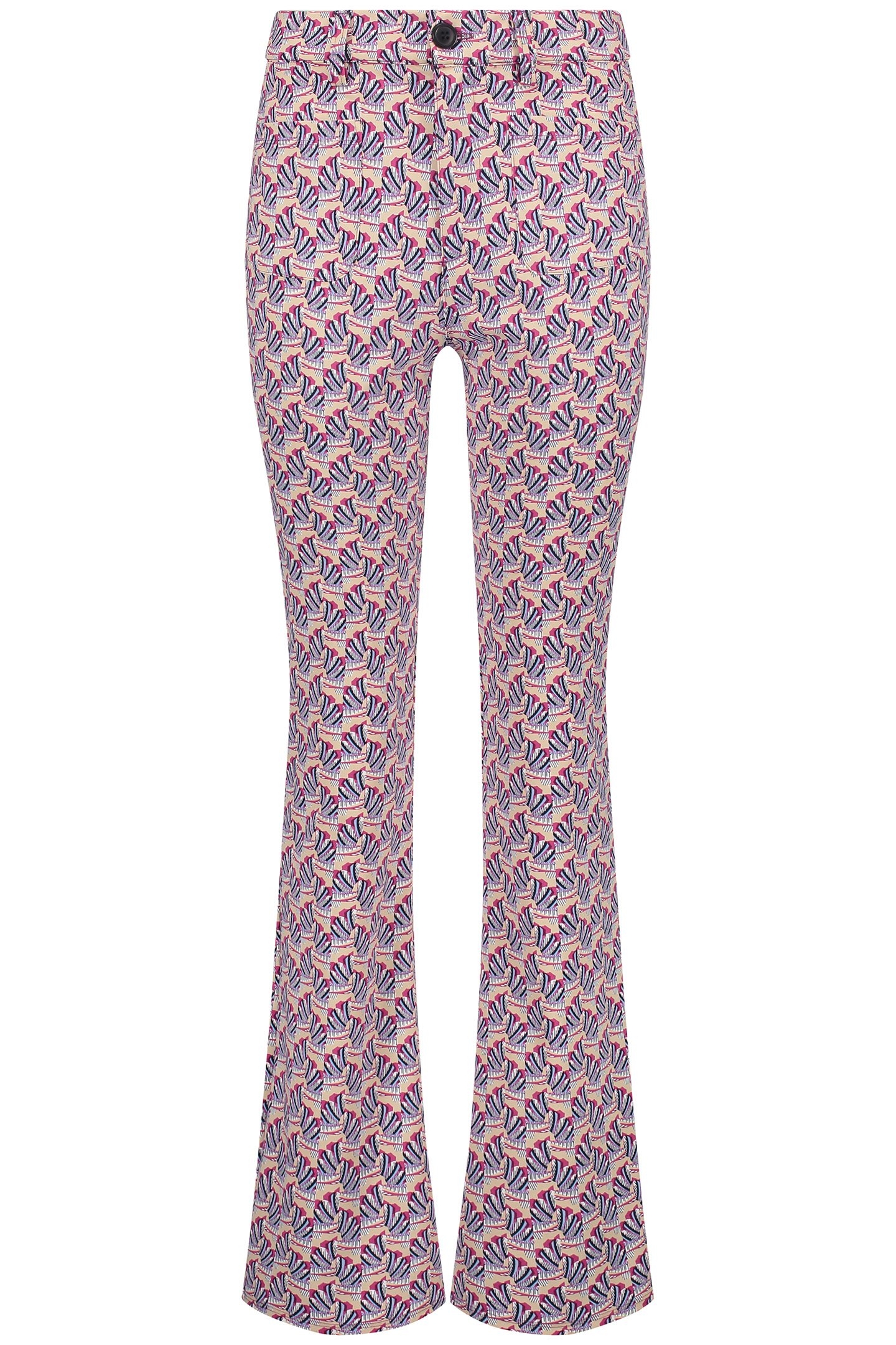 PANTS TRAVEL AFRICAN MOTIF PRINT PRINT REDS 2