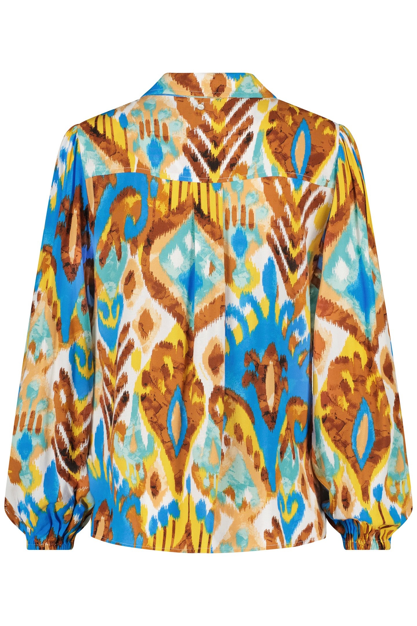 BLOUSE SPRING IKAT PRINT WHITES 3