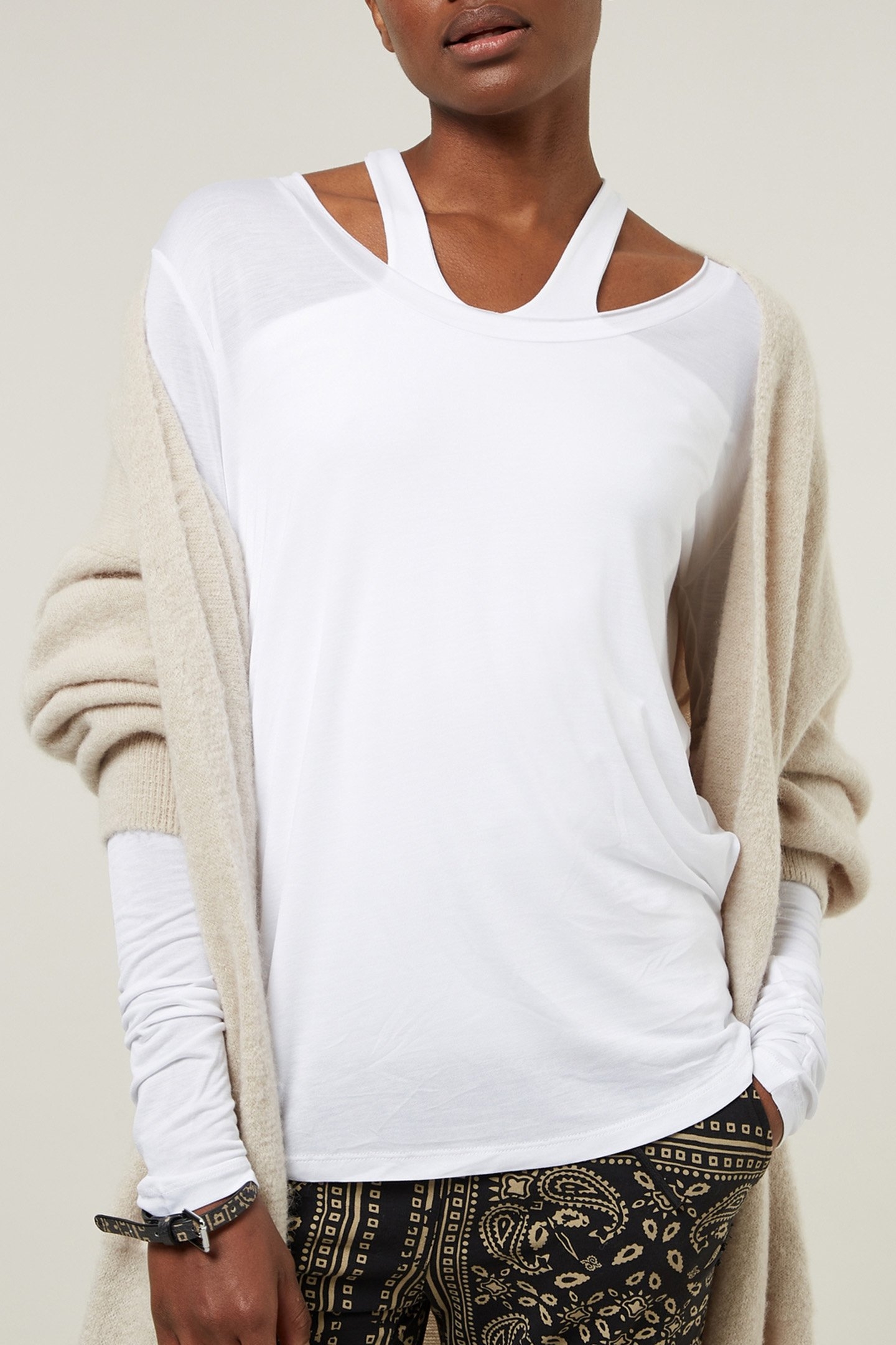 LONGSLEEVE TEE VISCOSE WHITE 3