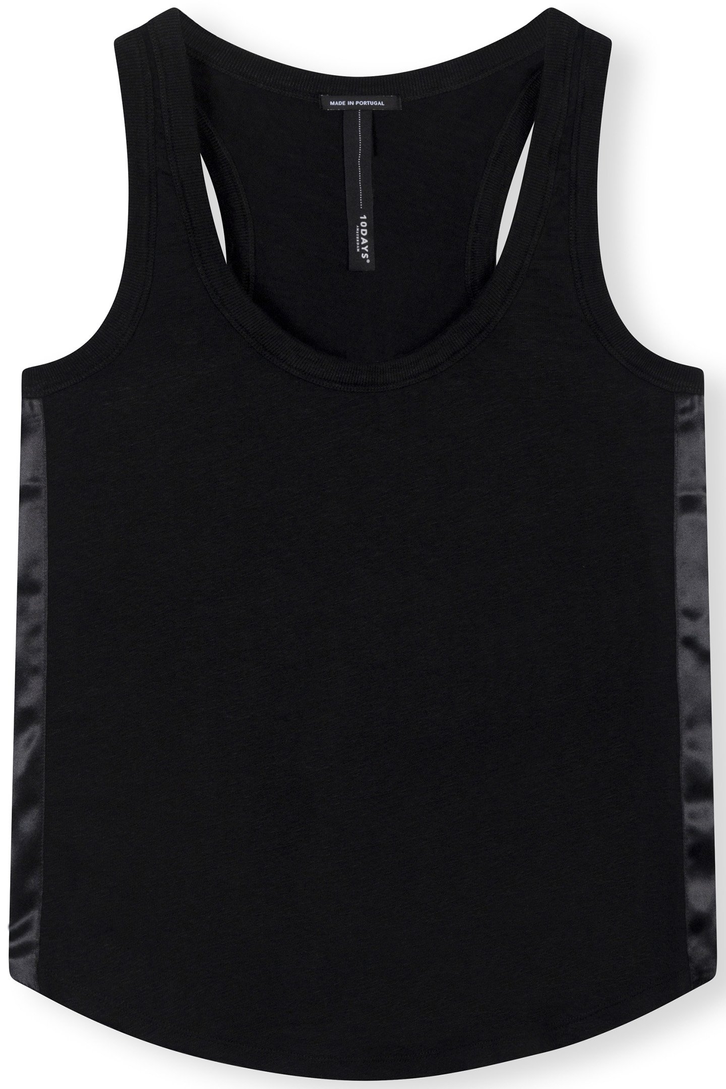 TANK TOP LINEN BLACK 1