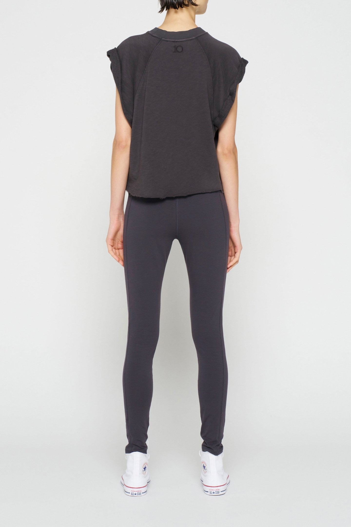 YOGA LEGGINGS GREY RAVEN 3