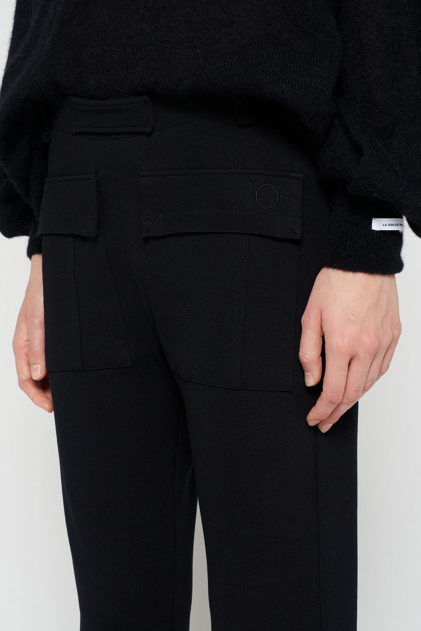 FITTED PUNTO PANTS BLACK 6