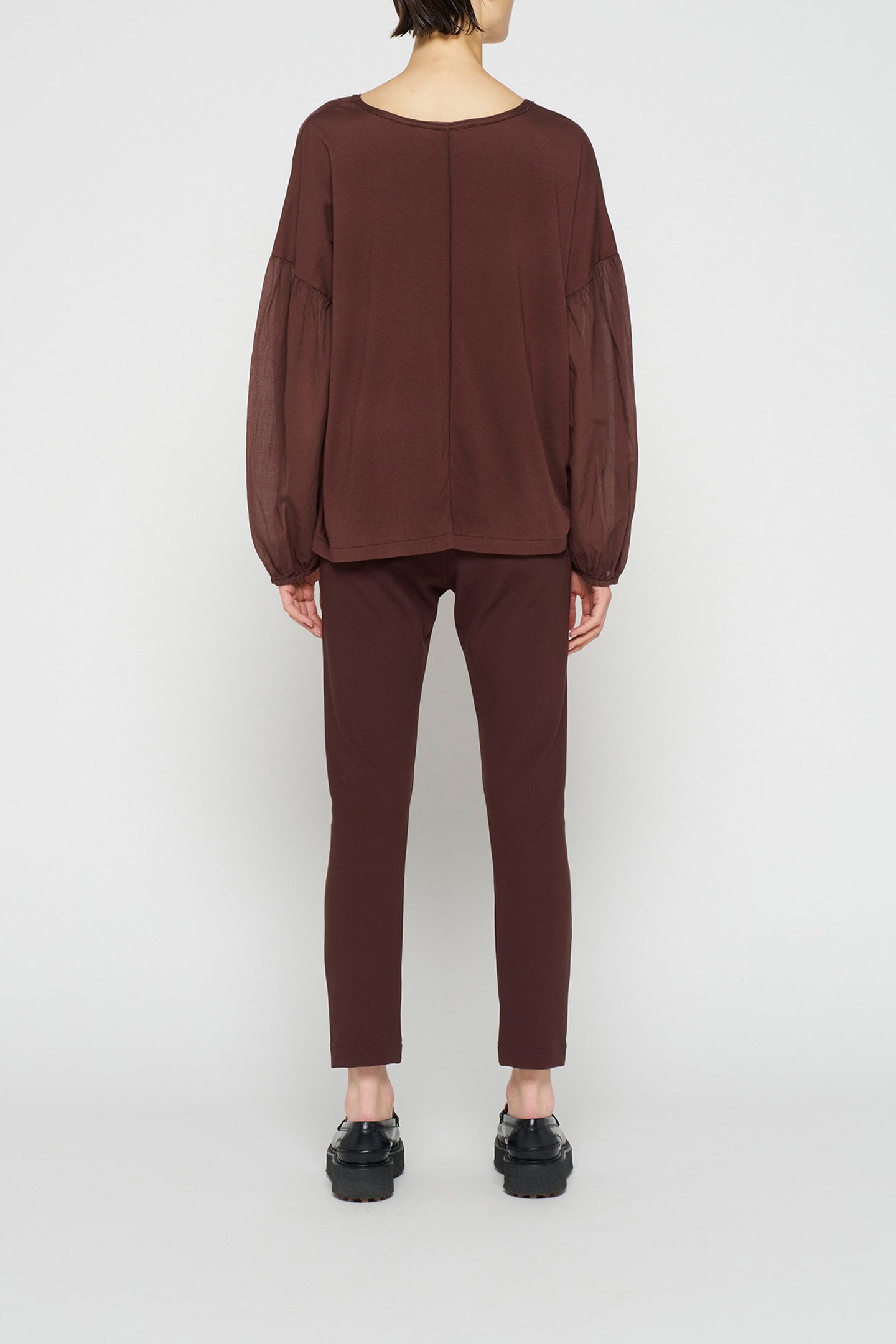 FITTED PUNTO PANTS AUBERGINE 2