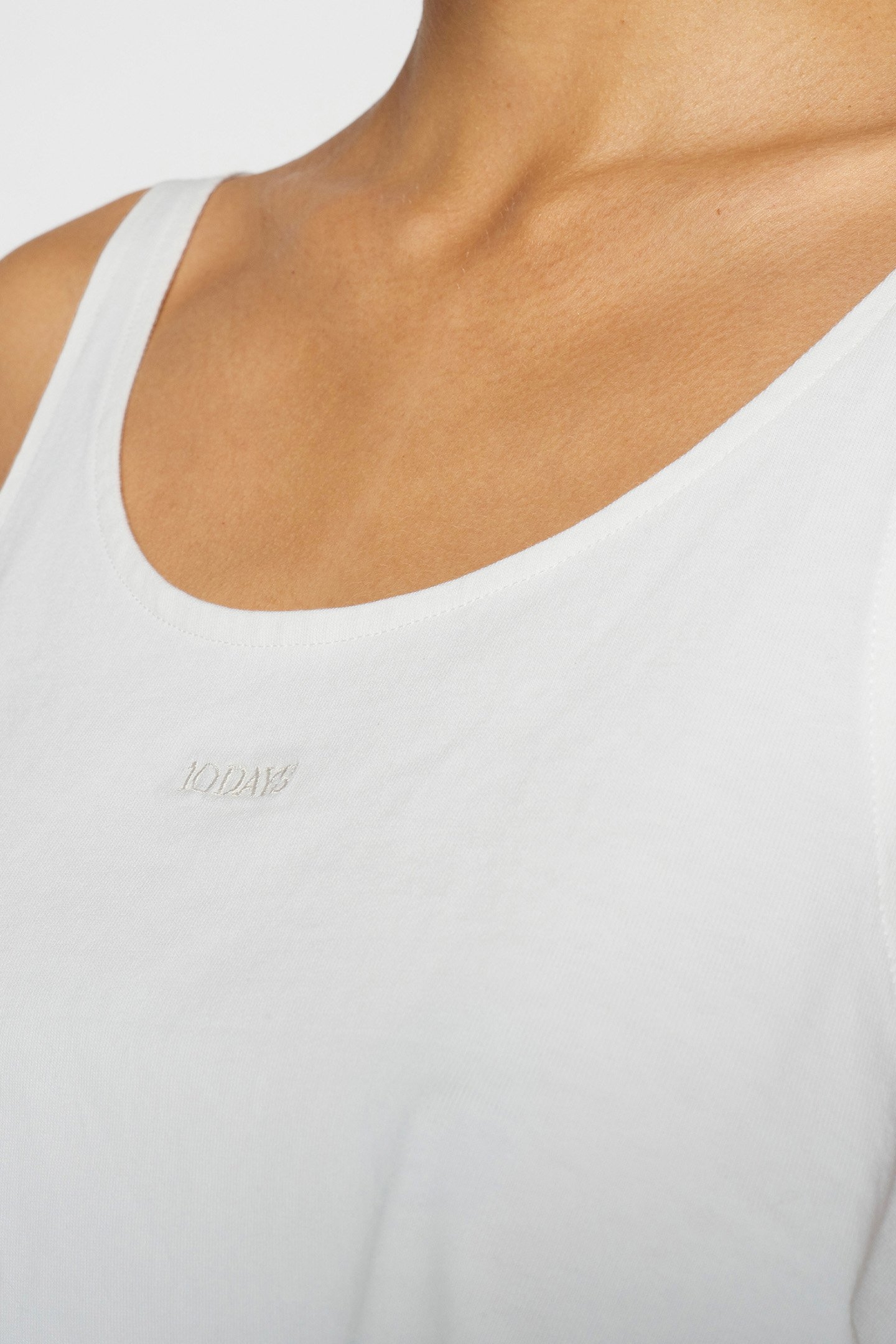 COTTON TANK TOP ECRU 5