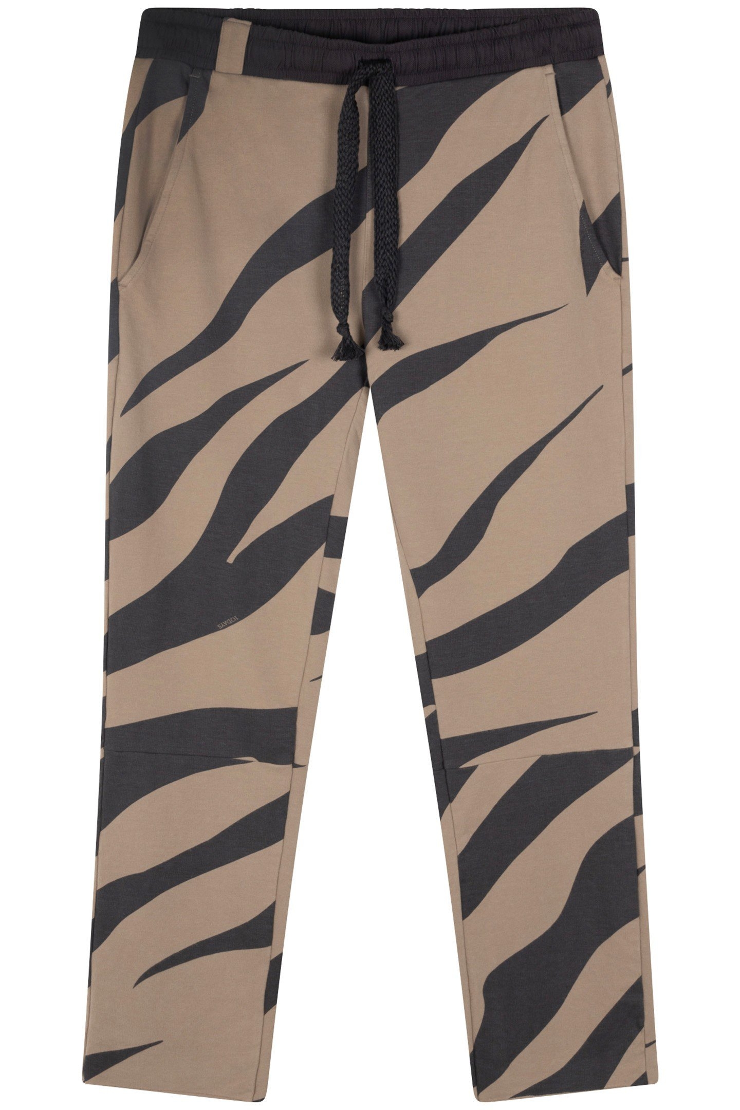 CROPPED JOGGER ZEBRA WARM TAUPE 4