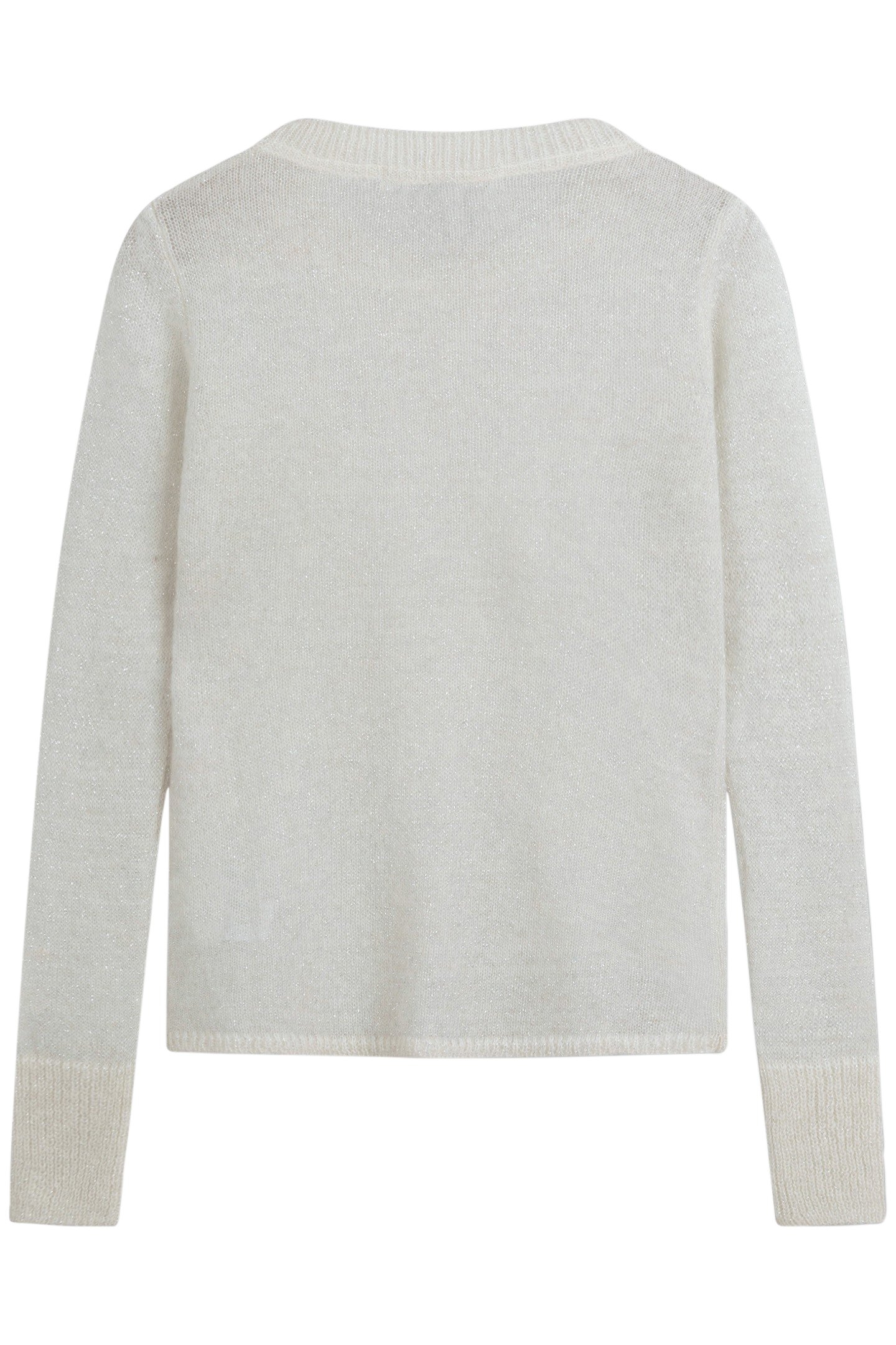 LONGSLEEVE TOP KNIT SPARKLE ECRU 5