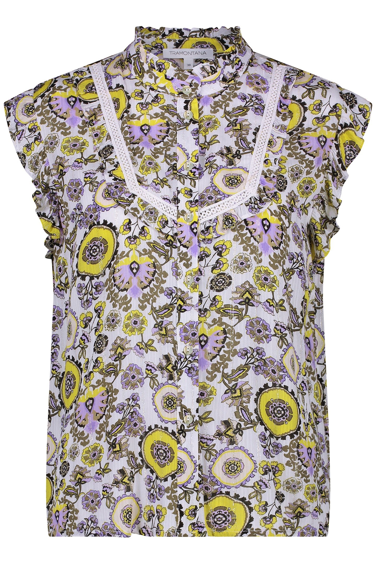 BLOUSE WHITE ORNAMENTS PRINT WHITES 1