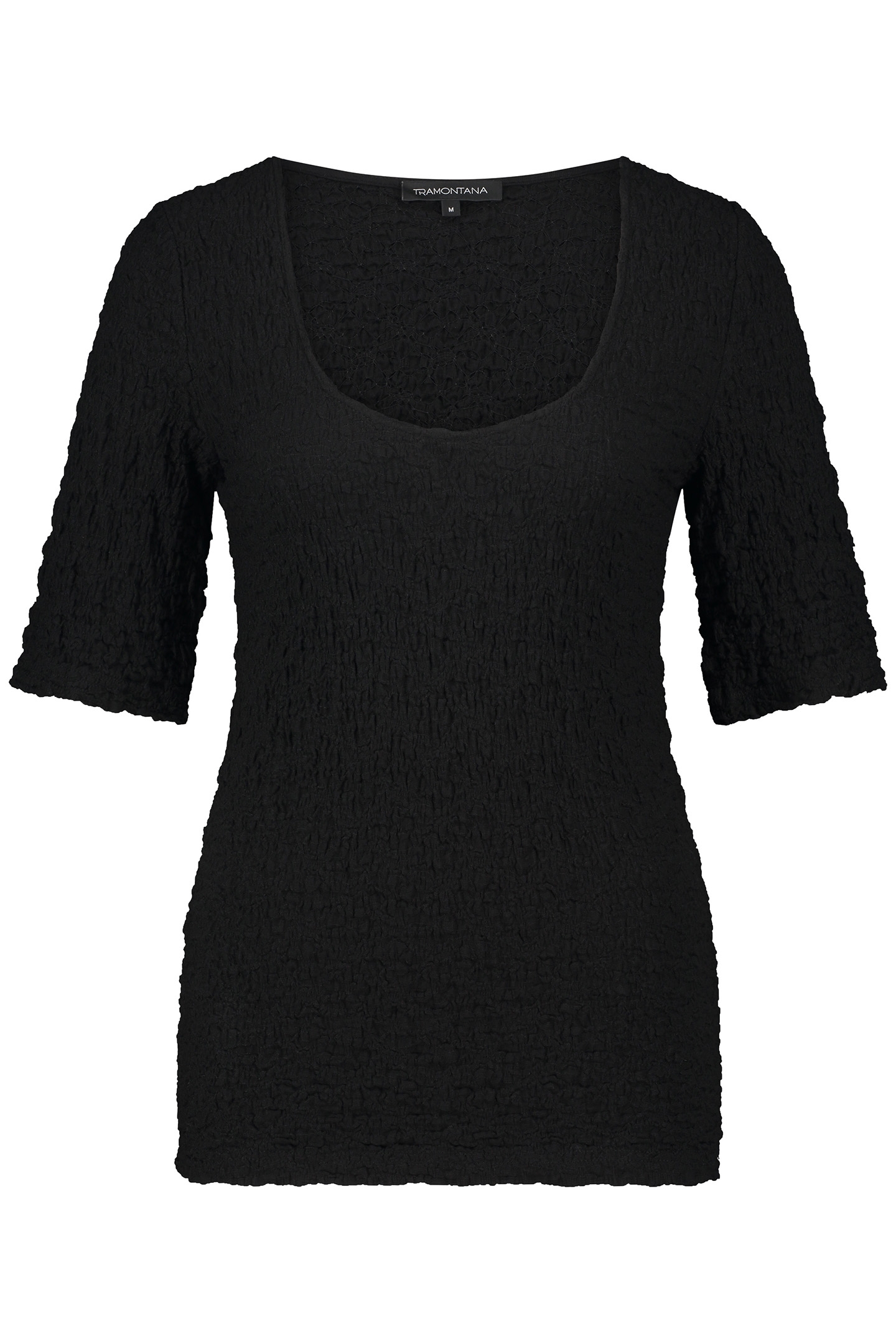 TOP STRUCTURE SCOOP NECK BLACK 2