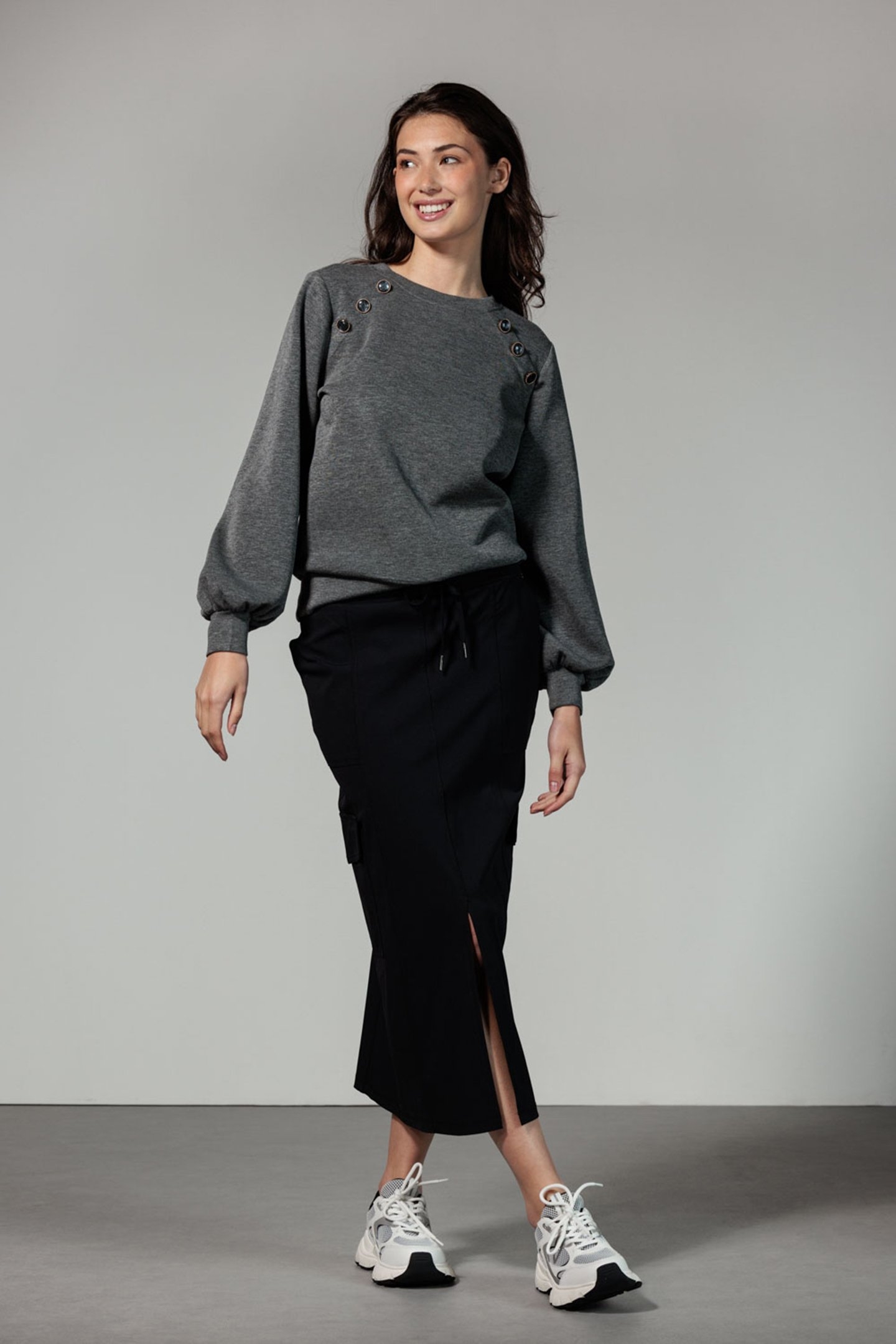 SKIRT CARGO TRAVEL BLACK 1