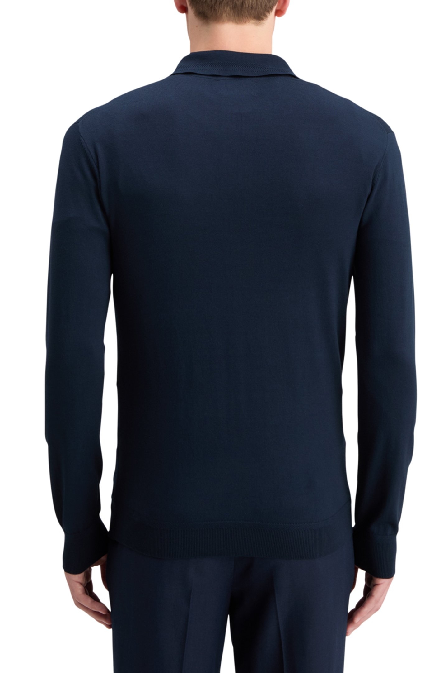 KNITTED POLO LONG SLEEVE NIGHT 2