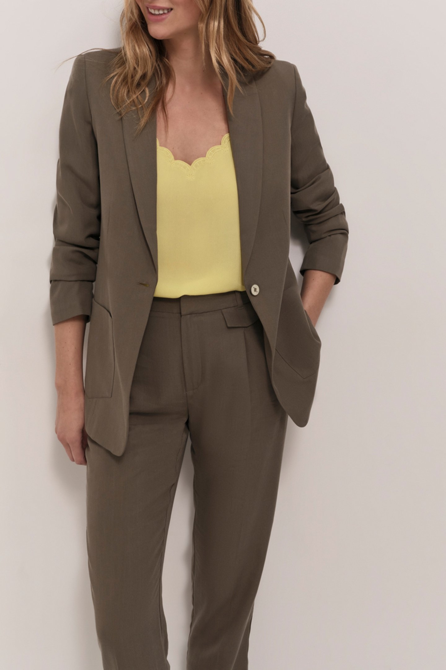 VELOUTE - VETIVER SUIT JACKET IN LYOCELL®. 1