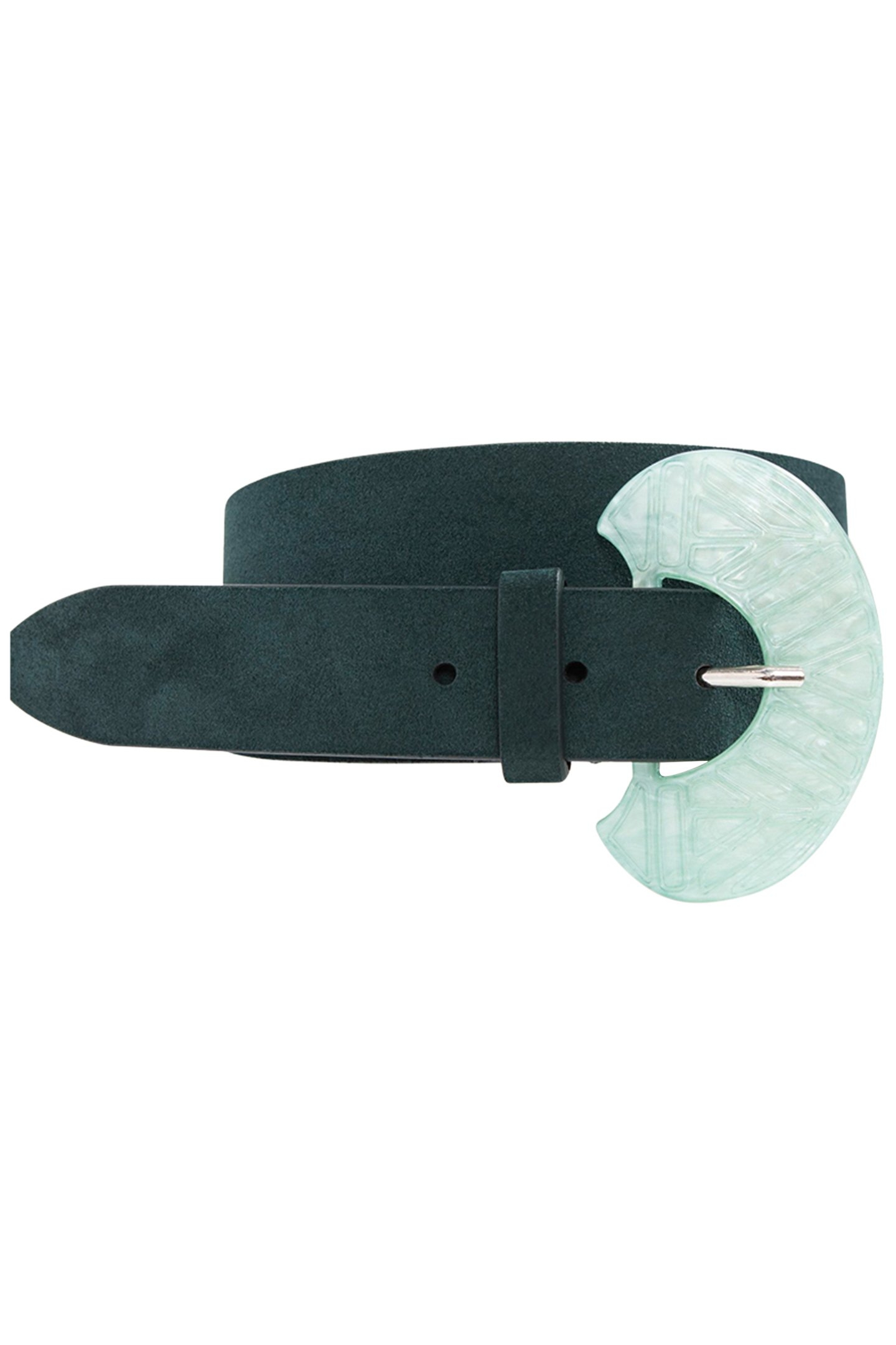 APIS - EVERGREEN BELT IN SUEDE LEATHER 2