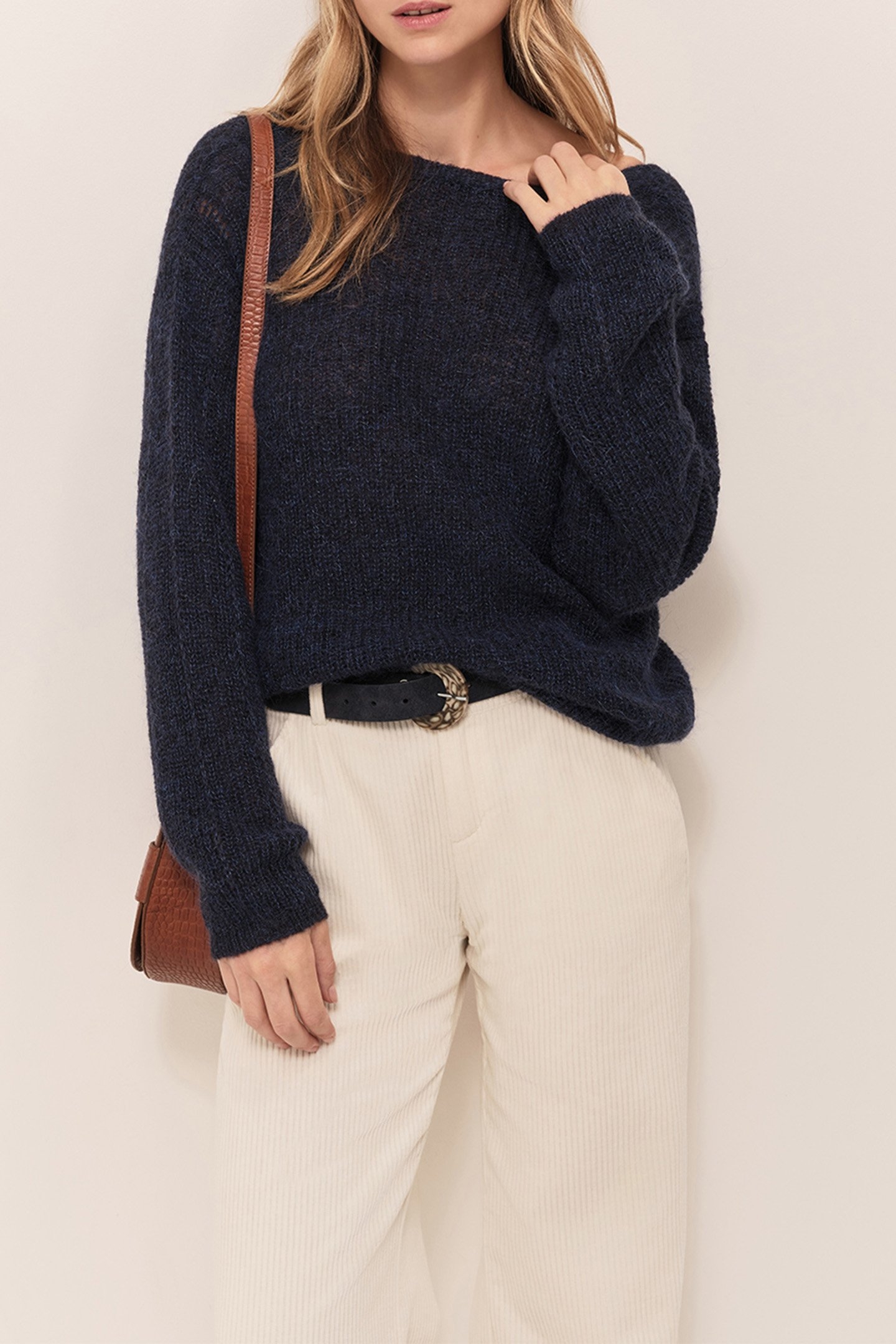 THILO - FANCY NAVY KNIT CARDIGAN 6